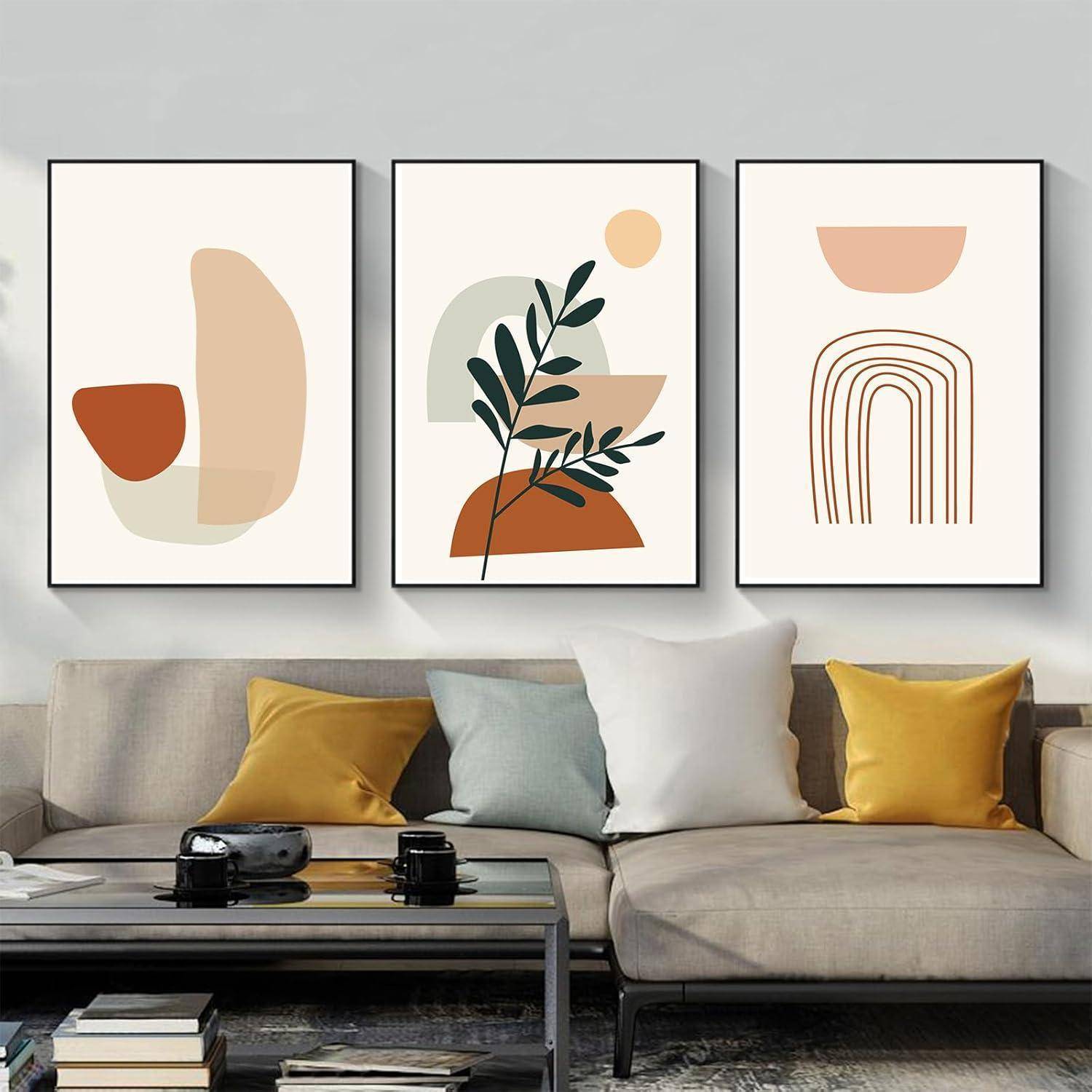 Leinwandbilder Kunstposter Wandbilder Poster 3PCS-60x90cm Geometrie 5