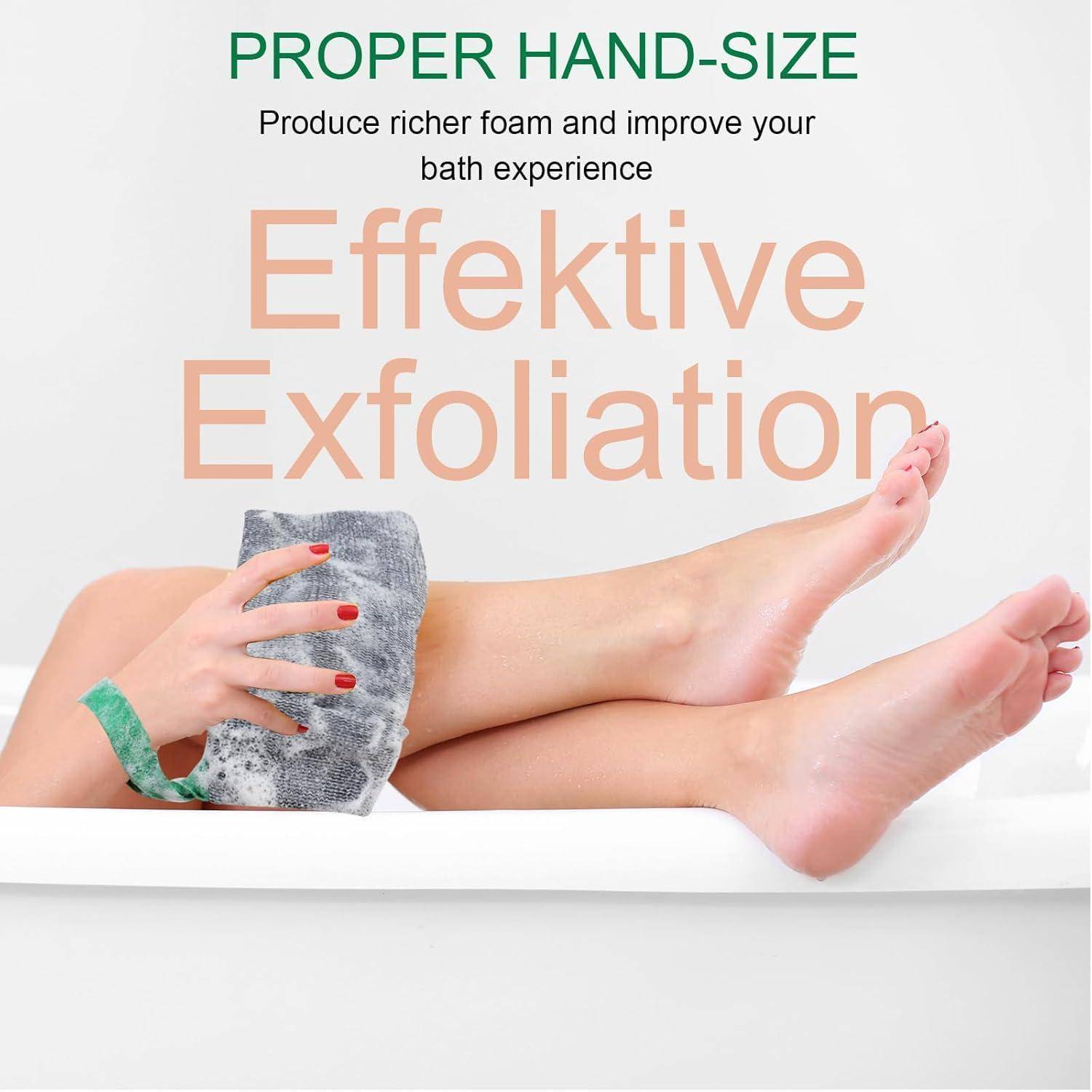 6er Pack Nylon Seifensäckchen für Dusche | Exfoliating Peeling