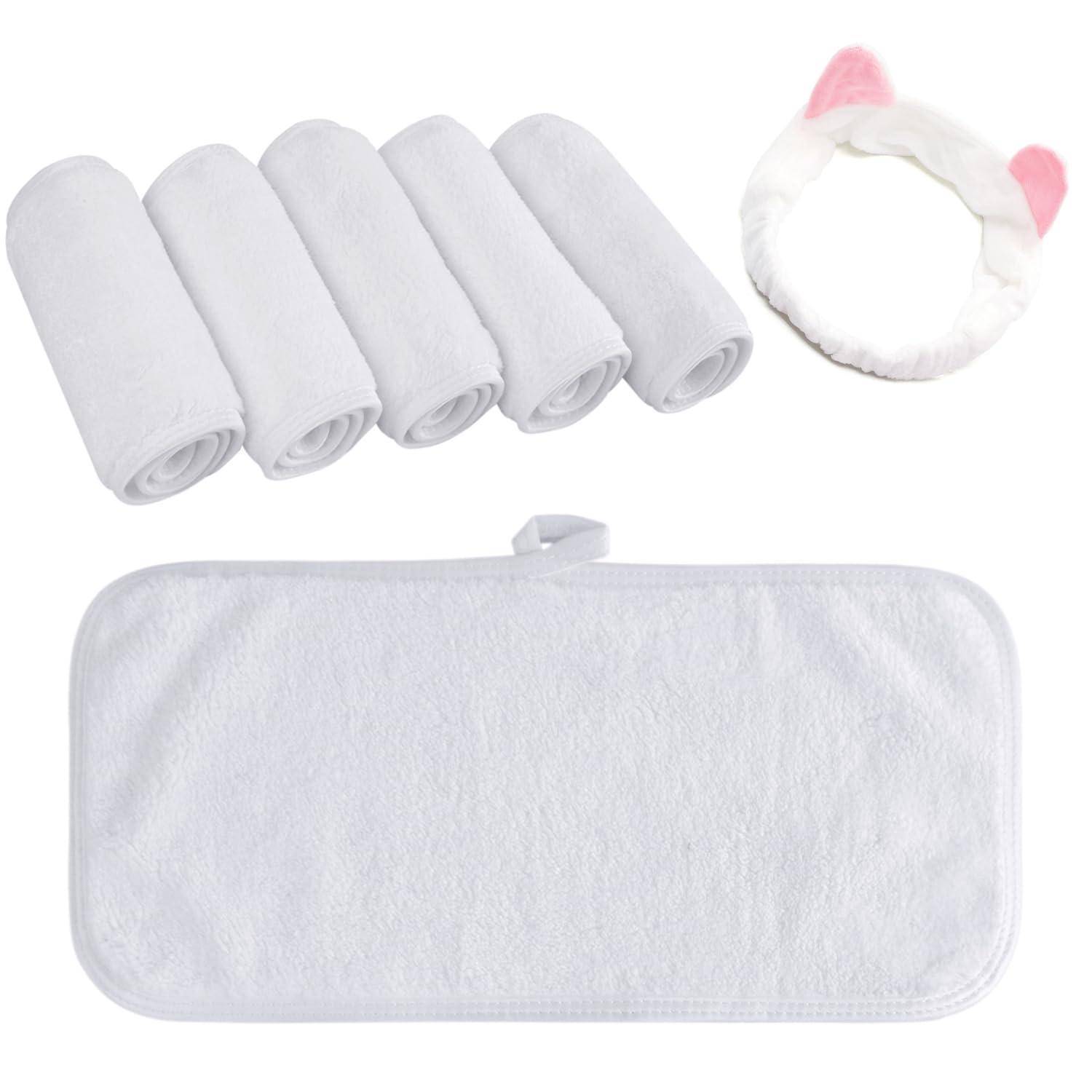 Waschlappen Frottee 6er Pack Gesichtsreinigungstücher 15x30cm waschbar
