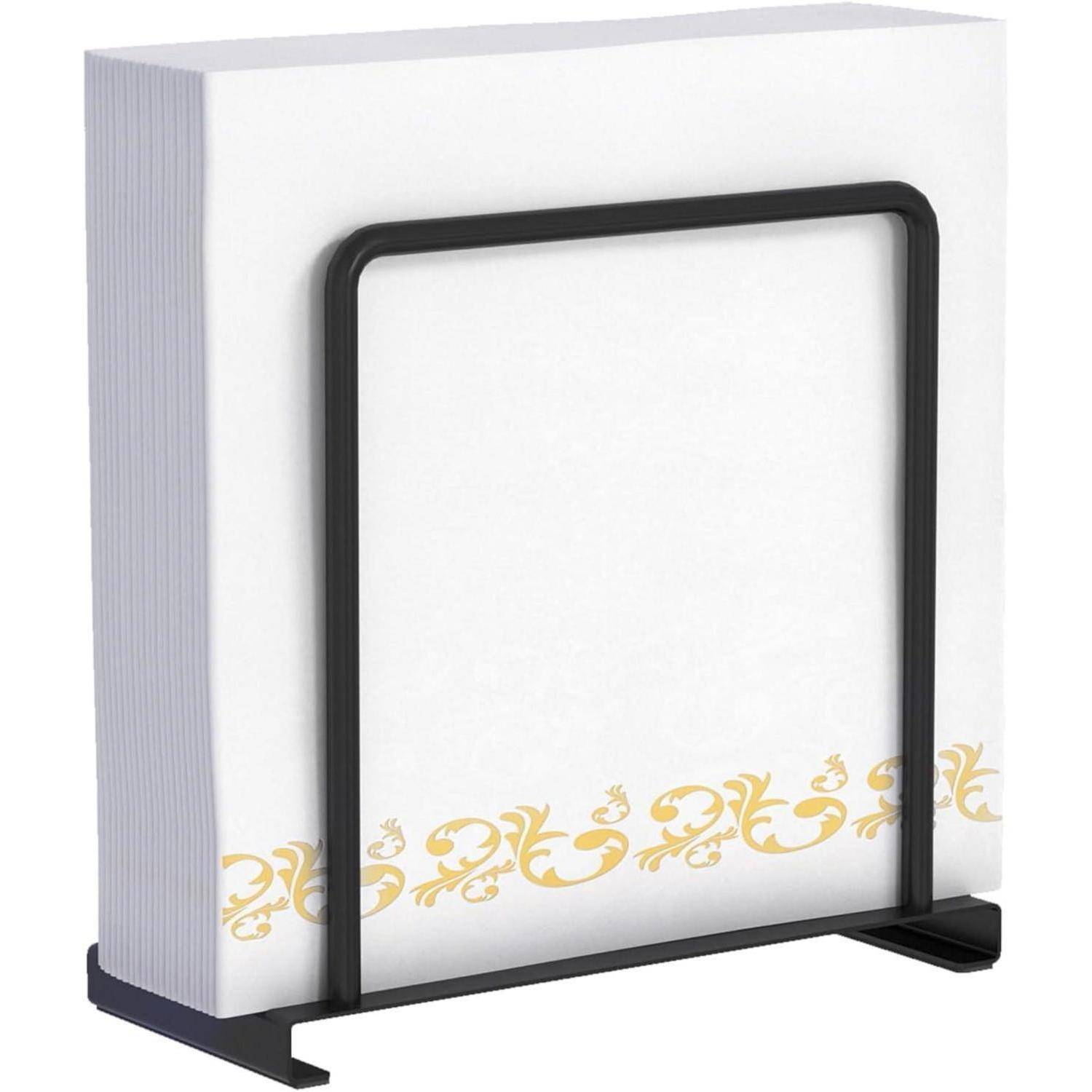Serviettenhalter Schwarz Metall 14cm Tisch Küchenzubehör Papier