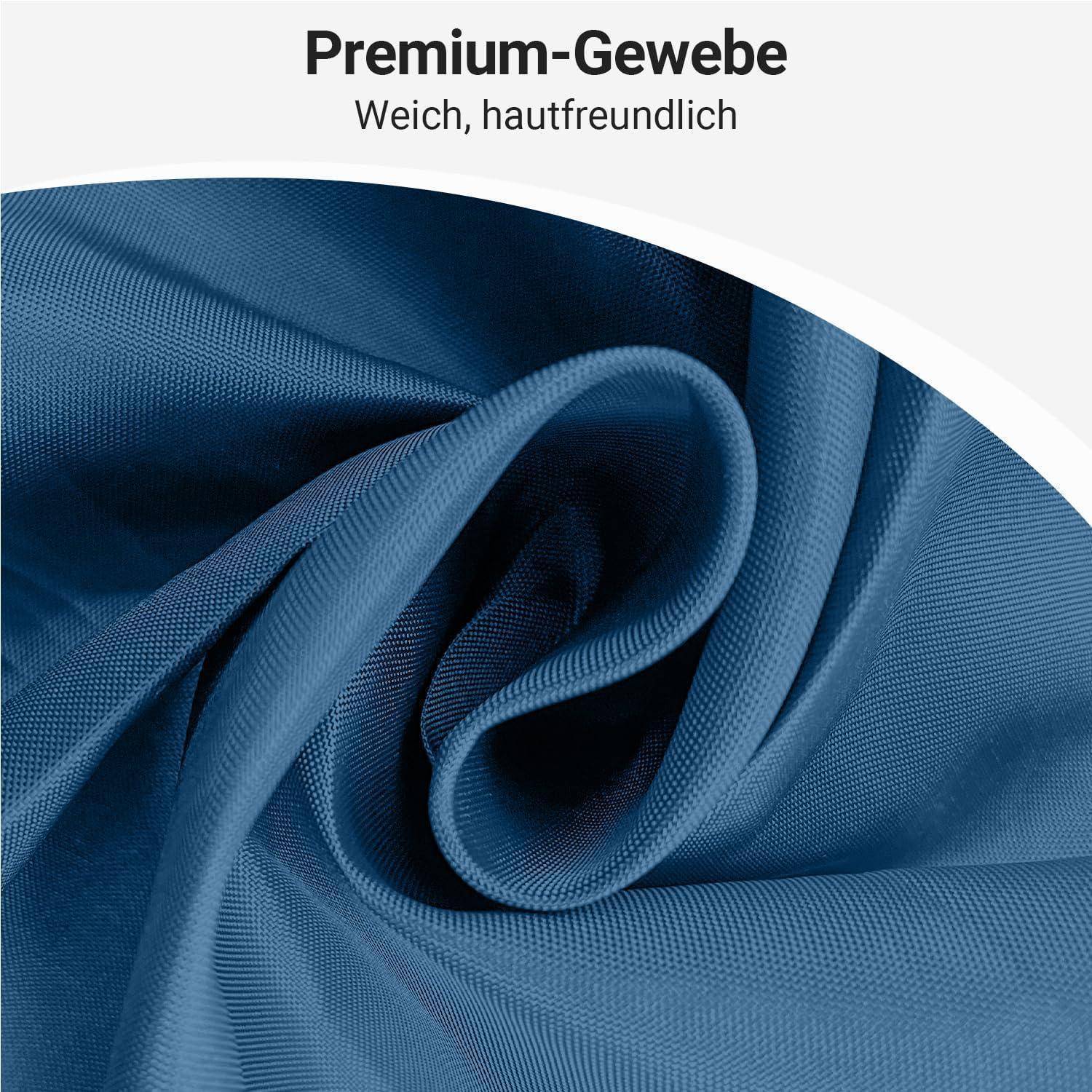 Duschvorhang Polyester Antischimmel Waschbar Dunkelblau 100 x 180 cm