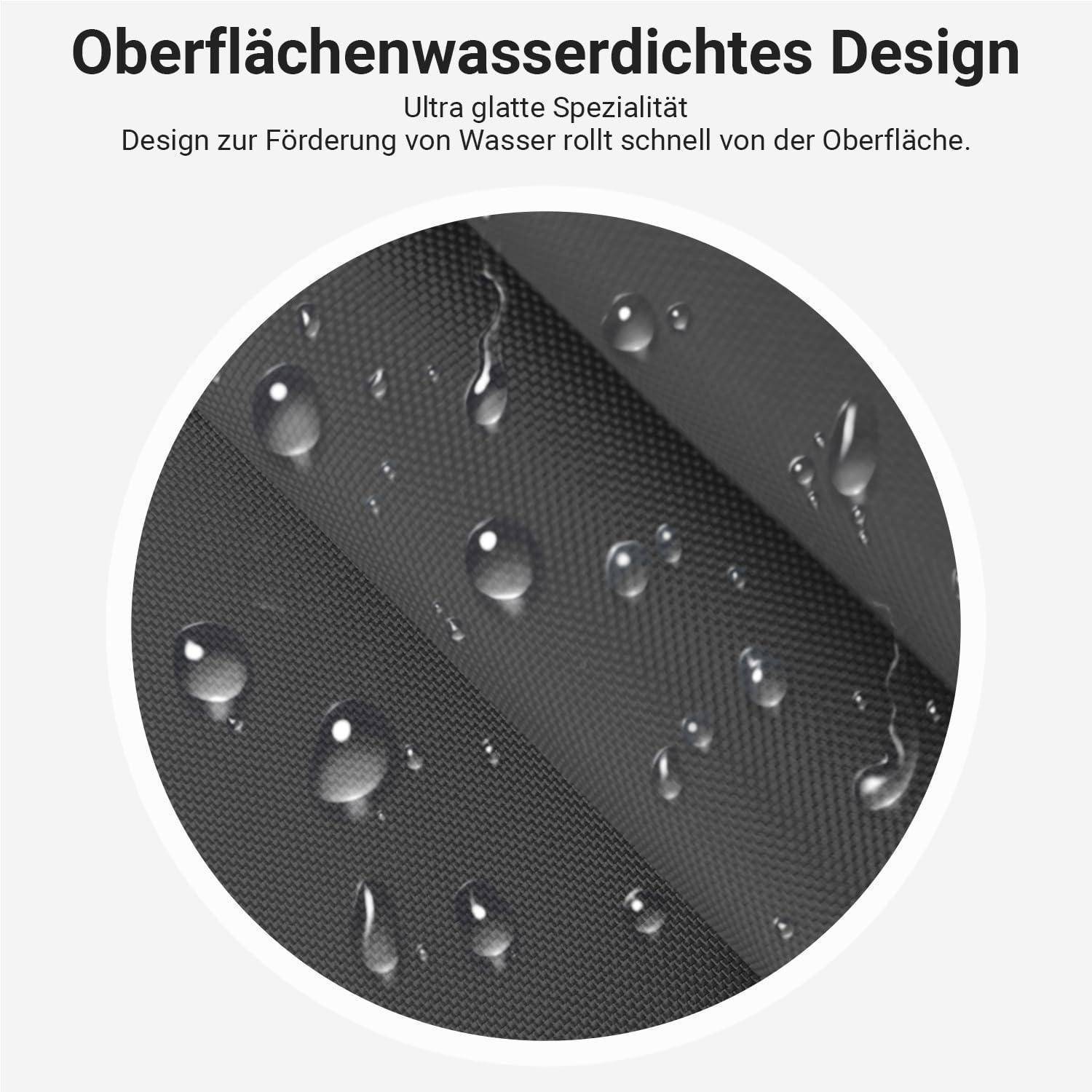 Duschvorhang Antischimmel Waschbar Beschwerter Dunkelgrau 120 x 180 cm