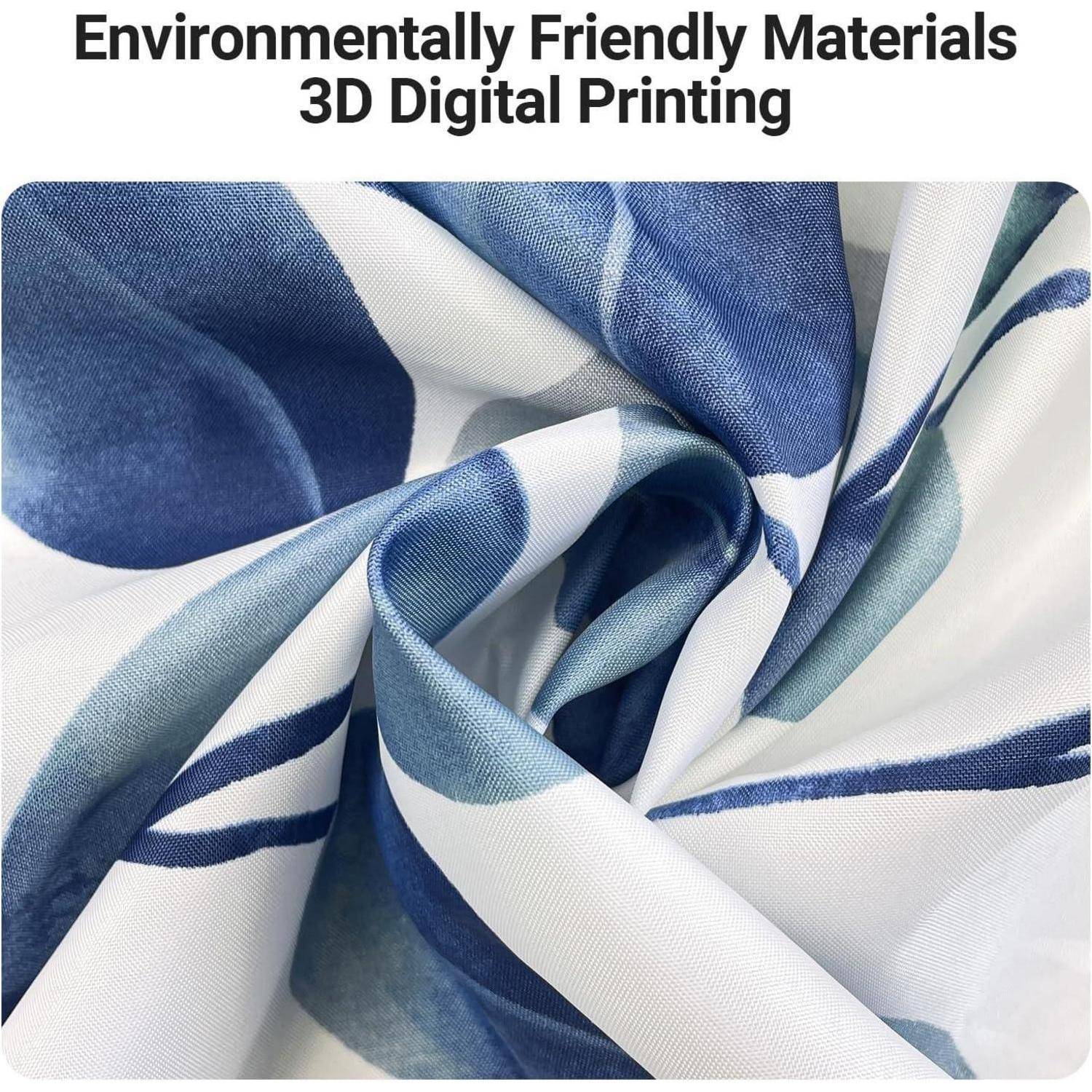 Duschvorhang 150x200cm Blätter Stoff Multi 09 150 x 200 cm