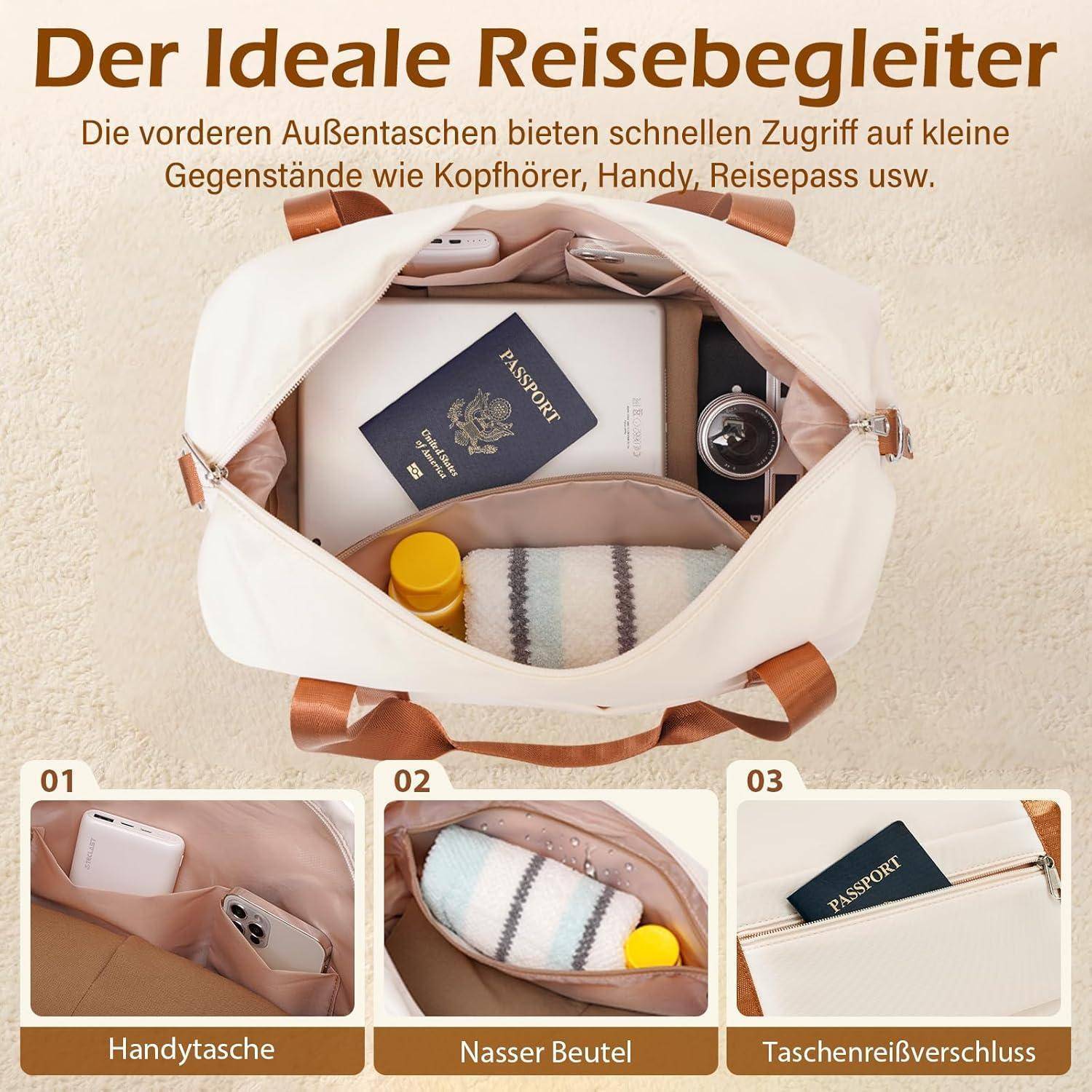 Koffer-Set ABS Hartschale Reisekoffer 4 Rollen TSA-Schloss Mittlerer