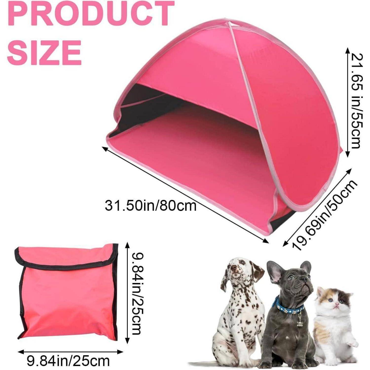 Mini-Kopfschutz faltbar Pop-Up-Strandzelt Sonnenschutz Haustiere