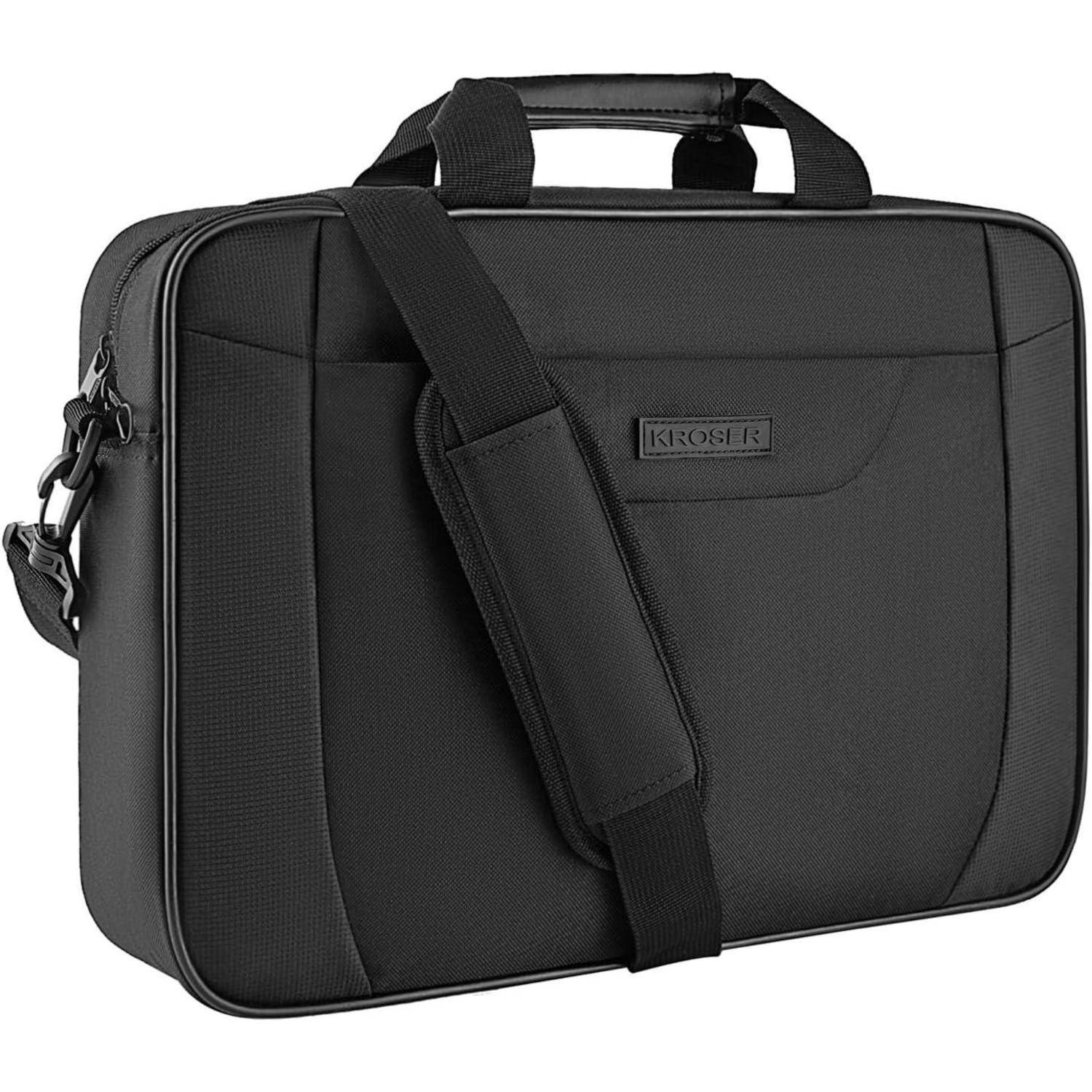 Laptop Tasche 15.6 Zoll Aktentasche Notebook Wasserabweisend Schwarz