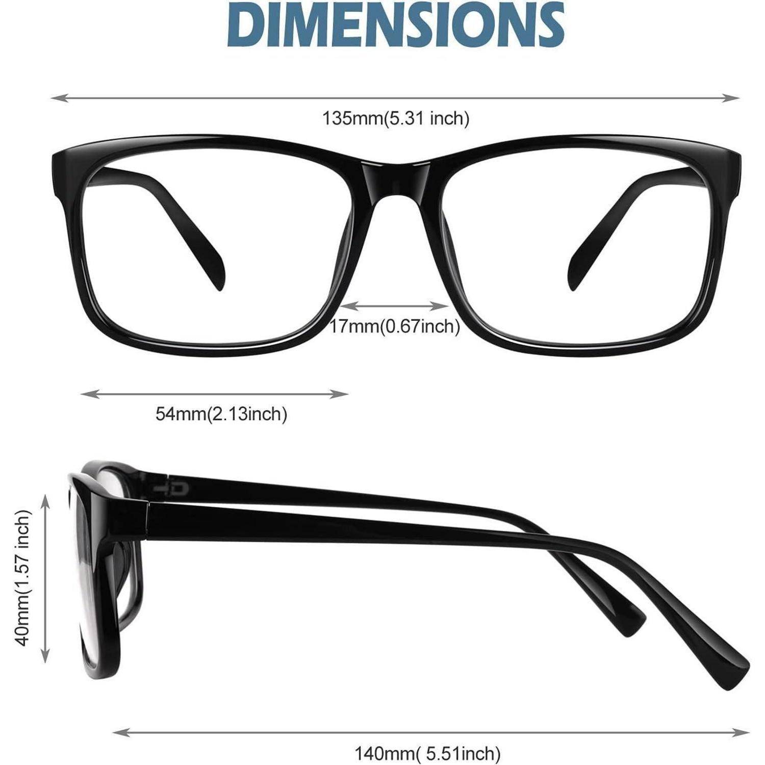 Clear Nerd Brille Extra Schmaler Rahmen Slim Rechteck Geek Style