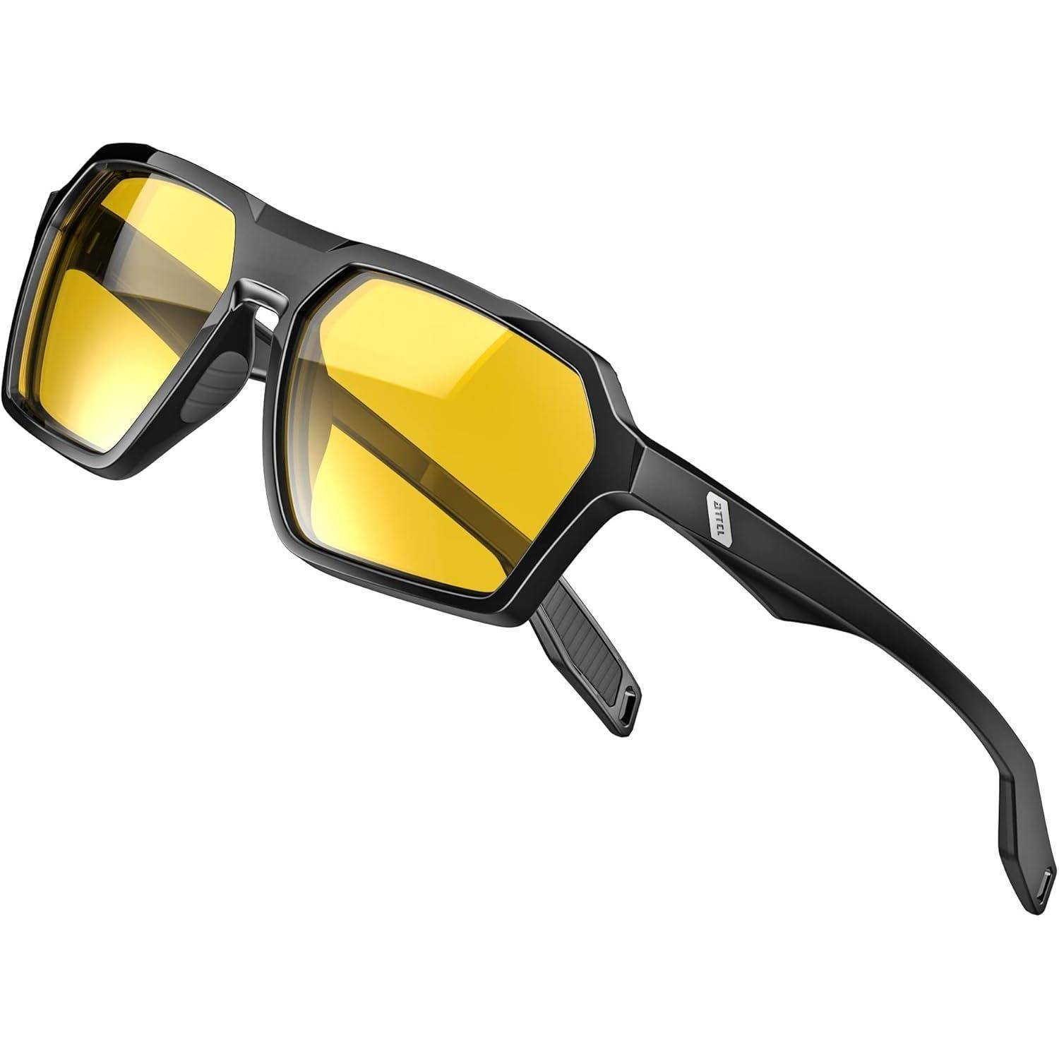 Polarisierte Sport-Sonnenbrille Herren Hexagonal TR90 UV-Schutz