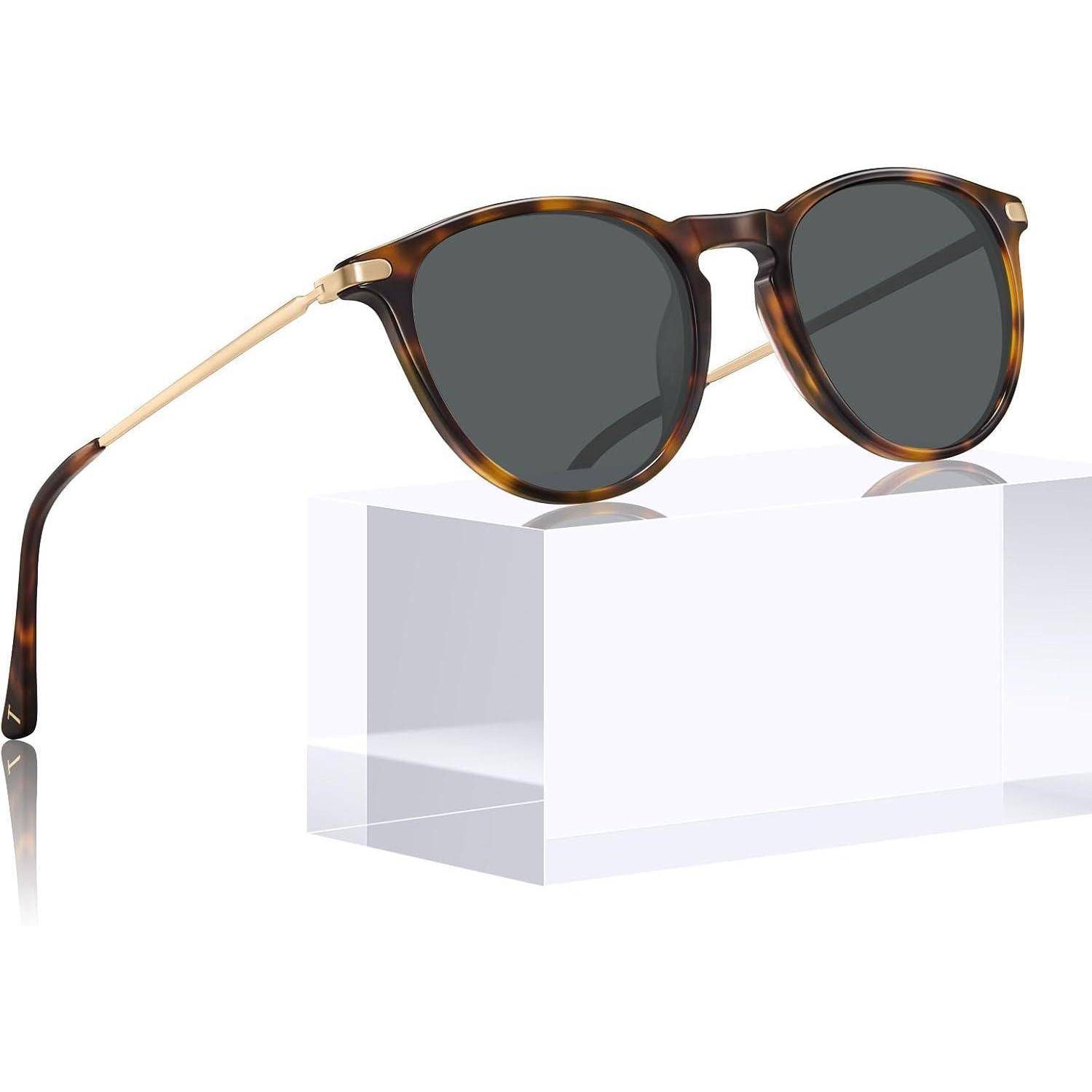 Damen Sonnenbrille Vintage Polarisiert Blaulichtfilter UV 400