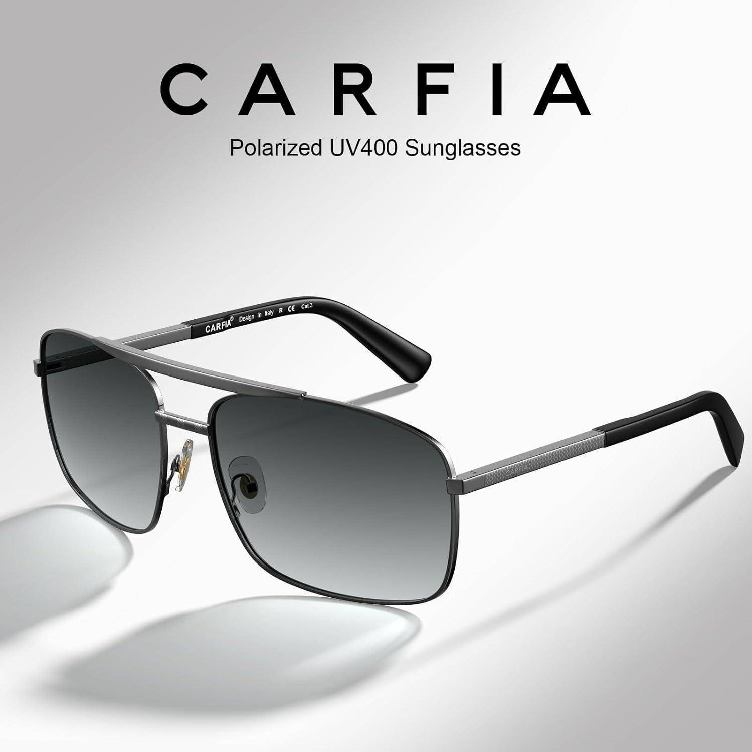 Polarisierte Retro Pilotenbrille Herren UV400 Metall Sonnenbrille