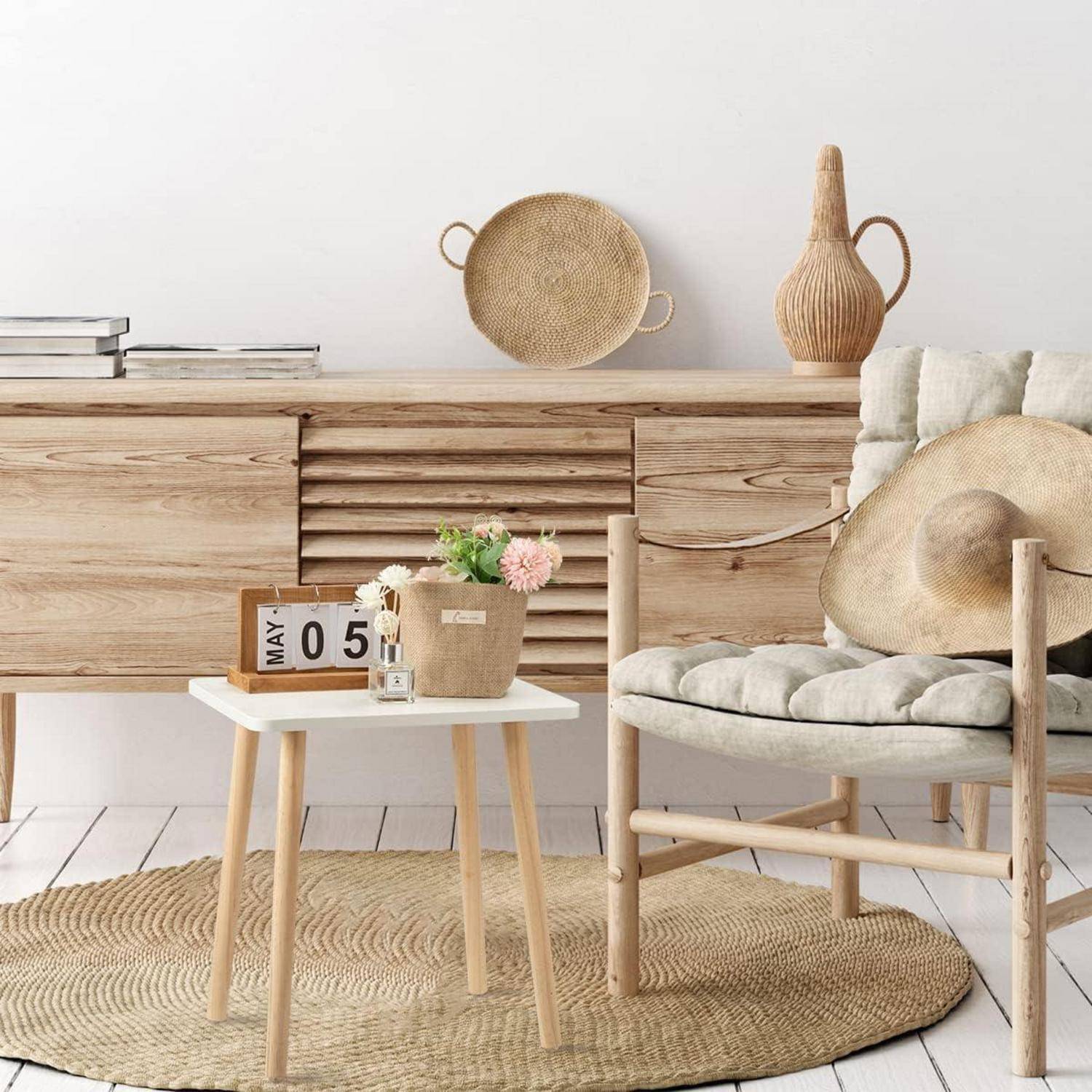 Beistelltisch Kleiner Akzenttisch für Wohnzimmer Schlafzimmer einfach