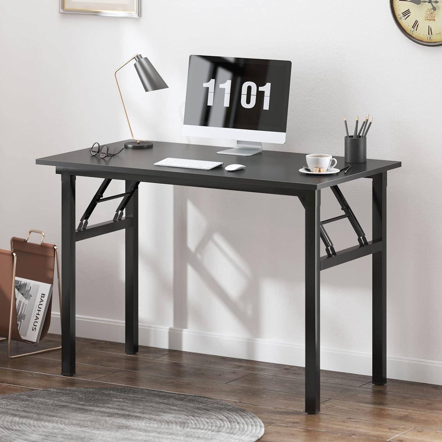 Klapptisch 100x60x75 cm PC Schreibtisch Home Office Büroarbeitsplatz