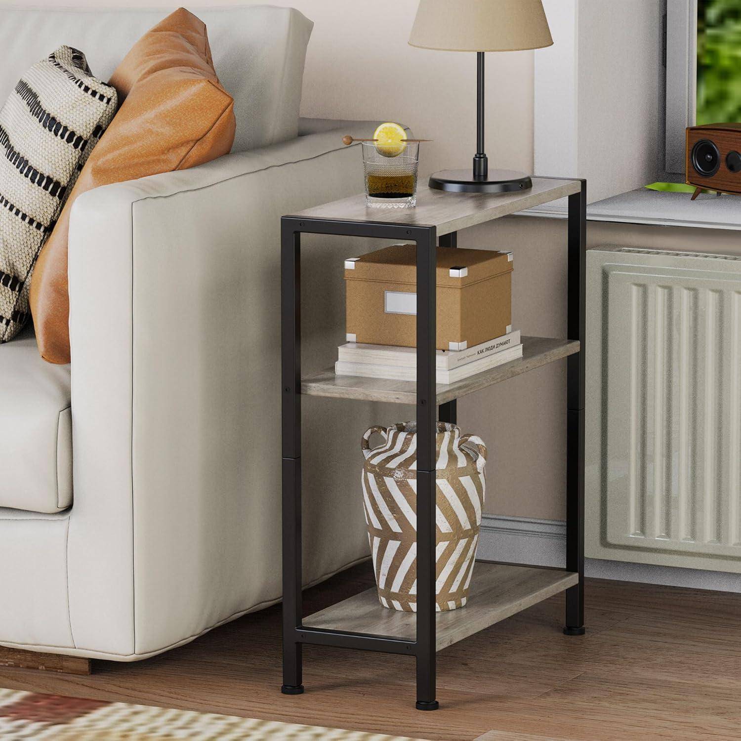 Beistelltisch schmal Sofa Nachttisch Wohnzimmer Schlafzimmer Büro