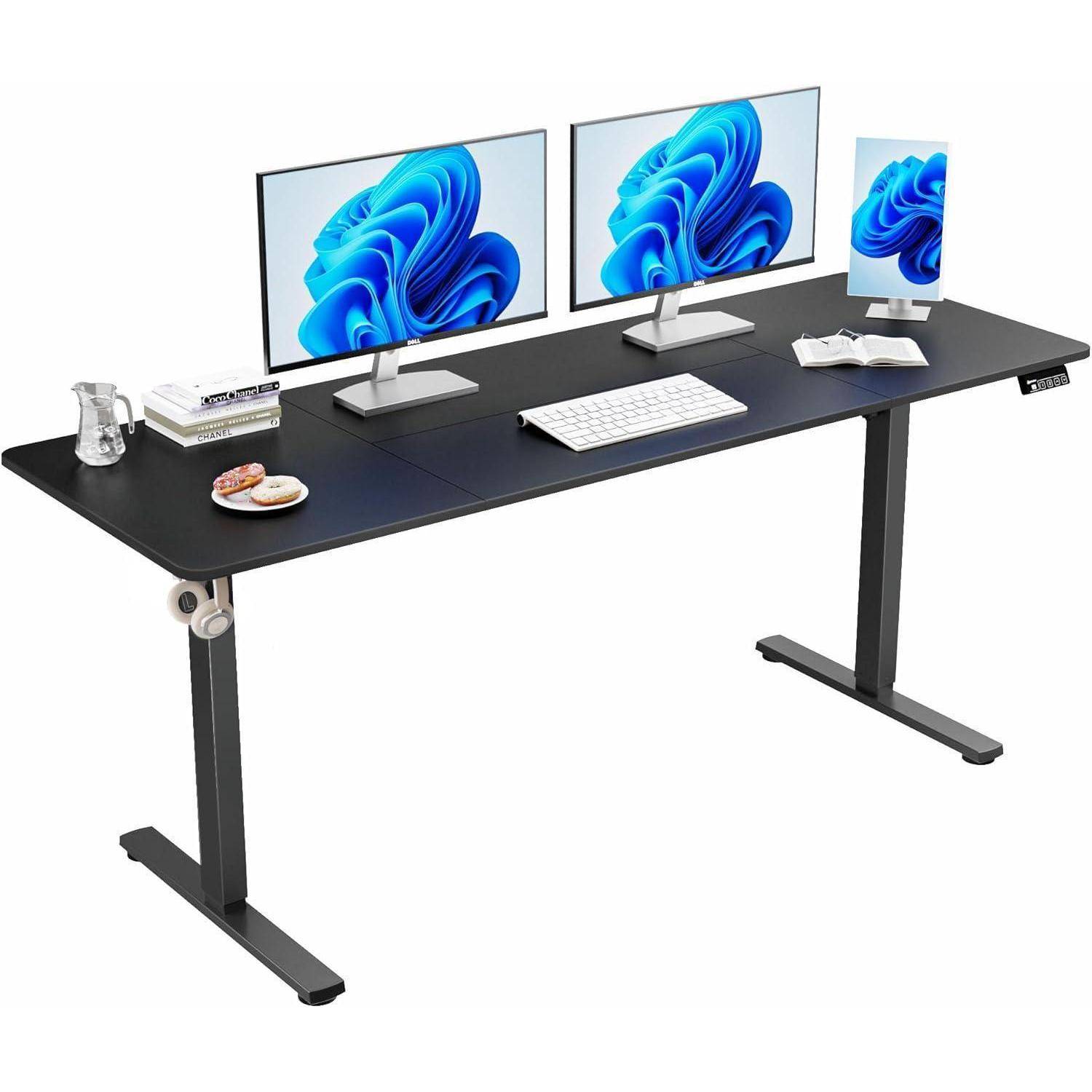 Elektrischer höhenverstellbarer Schreibtisch 170x60cm Spleißplatte