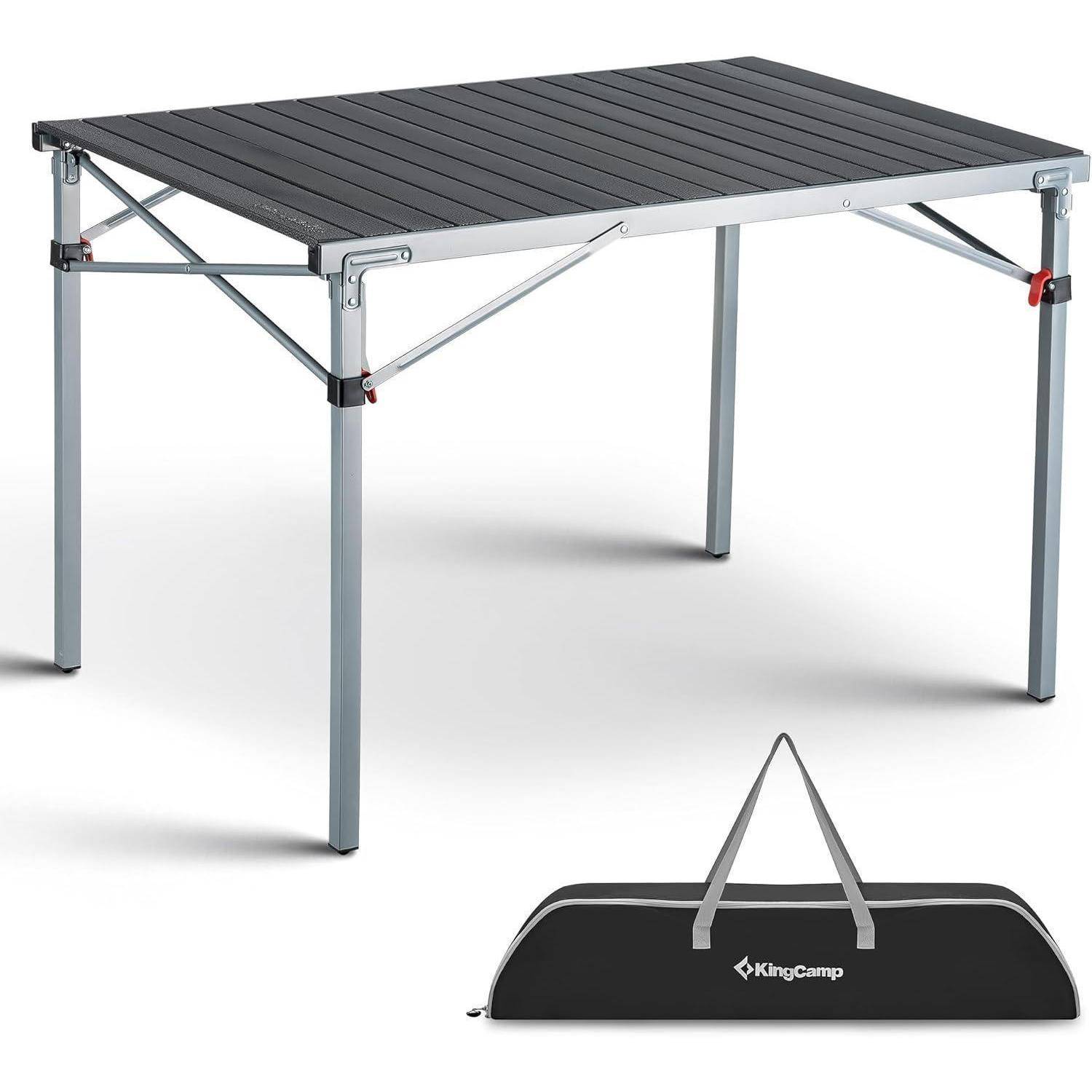 Campingtisch klappbar mit Aluminiumrahmen für 4-8 Personen bis 80 kg