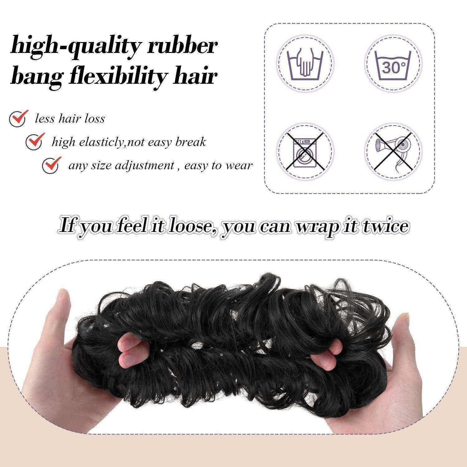Haarteil Duttdutt Haargummi Hochsteckfrisuren Haarverlängerung