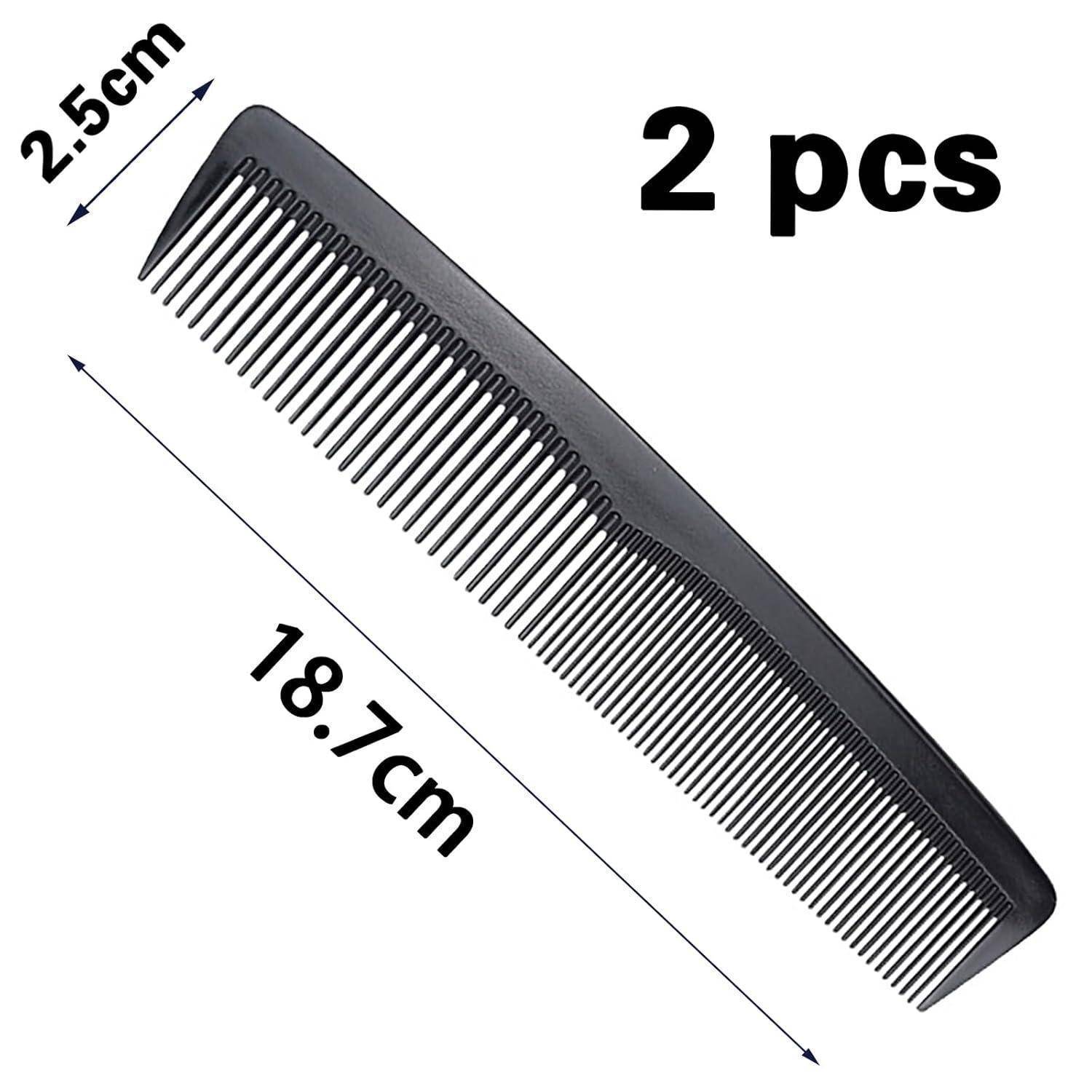 2 Stücke Herren Kamm Styling Haar Comb Multifunktionaler Friseur Kamm