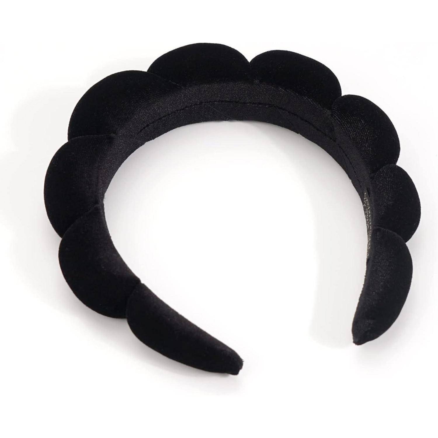 Spa-Stirnband Damen Schwamm Frottee Wolken Blau Makeup Hautpflege