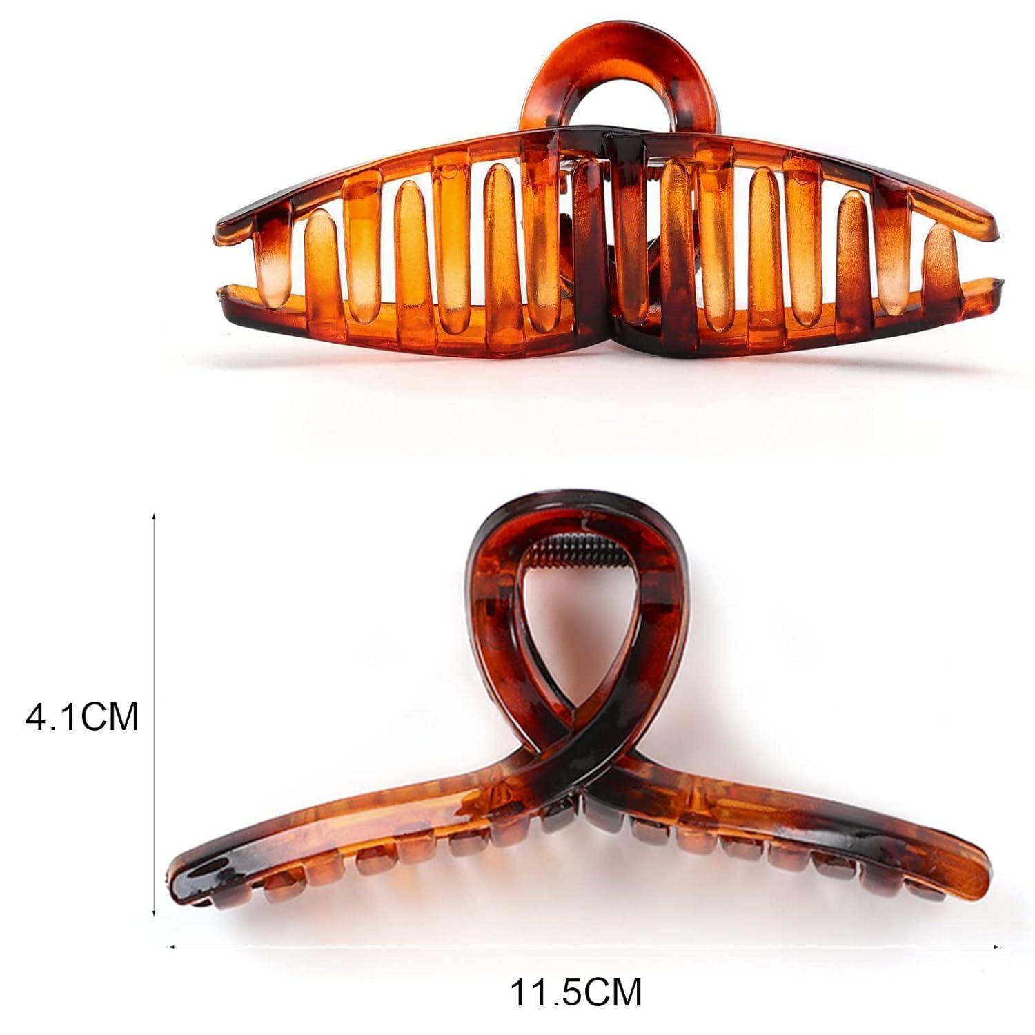 Große Haarklammer 11cm Rutschfeste Haarnadel Haarspangen Damen
