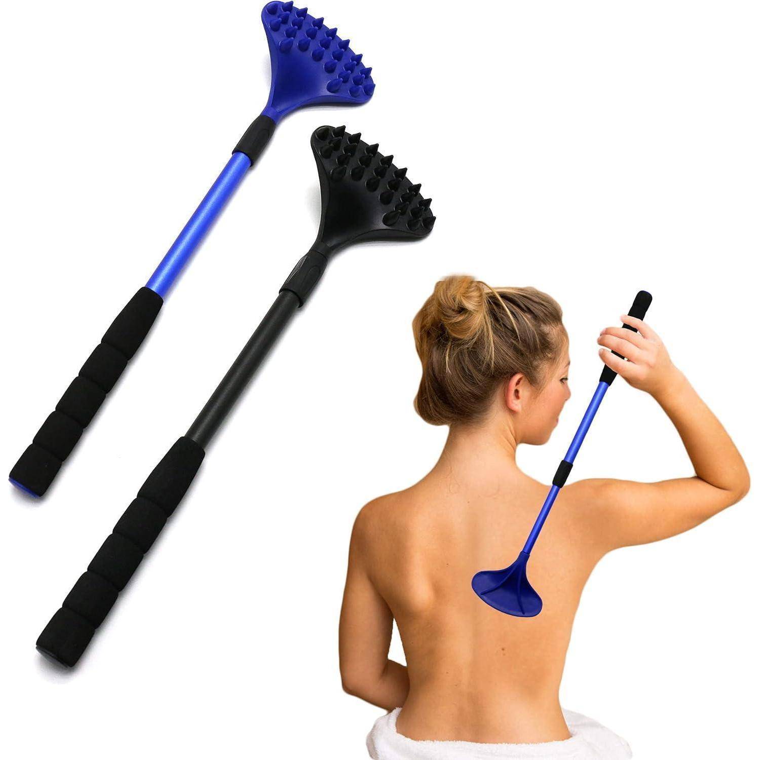 2er Pack Ausziehbarer Scratcher mit starkem ABS-Massagekopf 21-Zoll