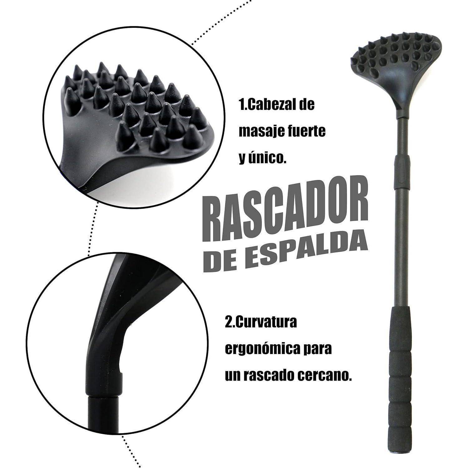 2er Pack Ausziehbarer Scratcher mit starkem ABS-Massagekopf 21-Zoll