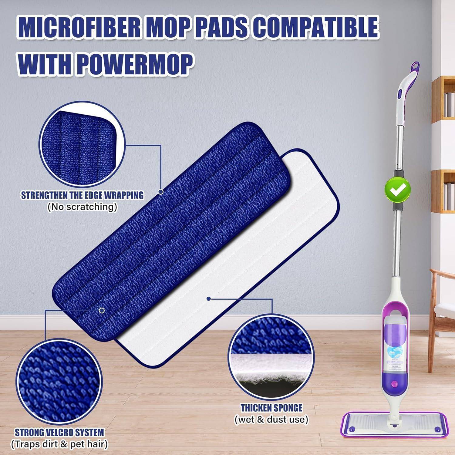 Sprühwischer mit 4 waschbaren Pads für Laminat & Fliesen
