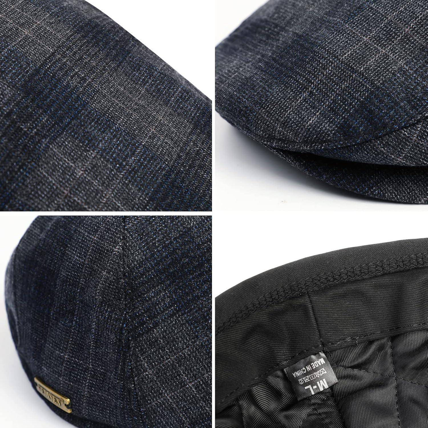 Schiebermütze Herren Gatsby Flatcap Newsboy 1920 Einheitsgröße Marine
