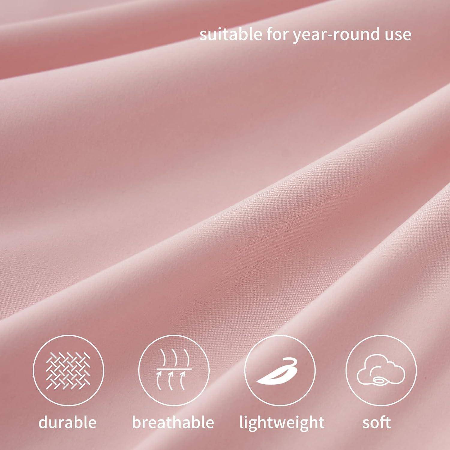 Rosa Stoff mit dem Text 