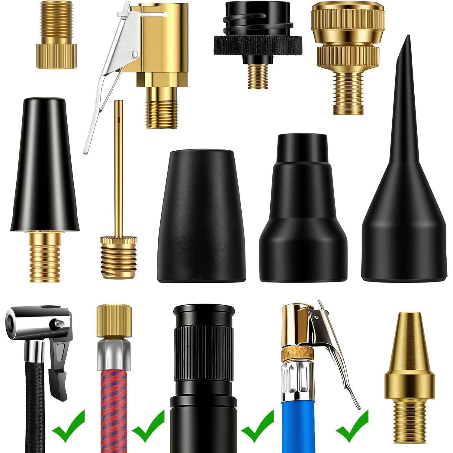 Fahrradventil Adapter Set französisch Luftpumpe Kompressor WBV-04