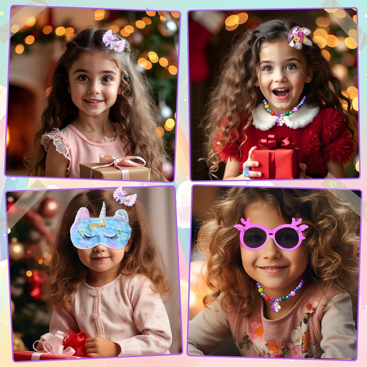 Adventskalender 2025 Einhorn Mädchen 24 Überraschungen Schmuck