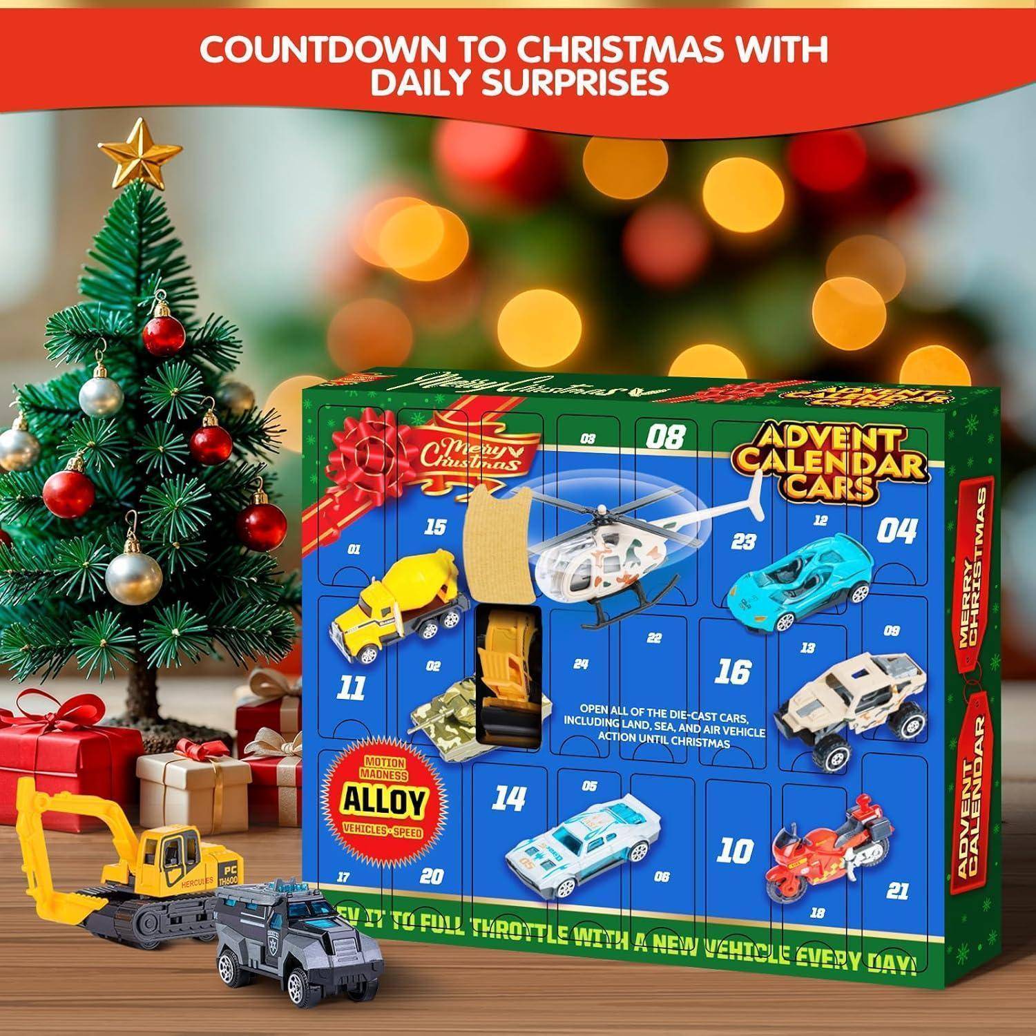 Adventskalender Leichtmetallautos 24 3 4 5 Alloy Cars Adventskalender