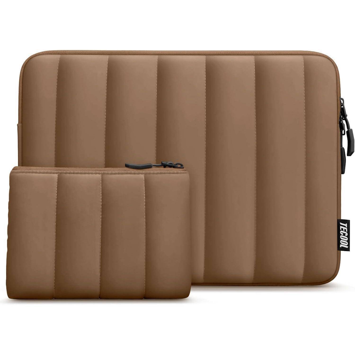 Laptoptasche Schutzhülle Spritzfest Notebook 14 Zoll Braun
