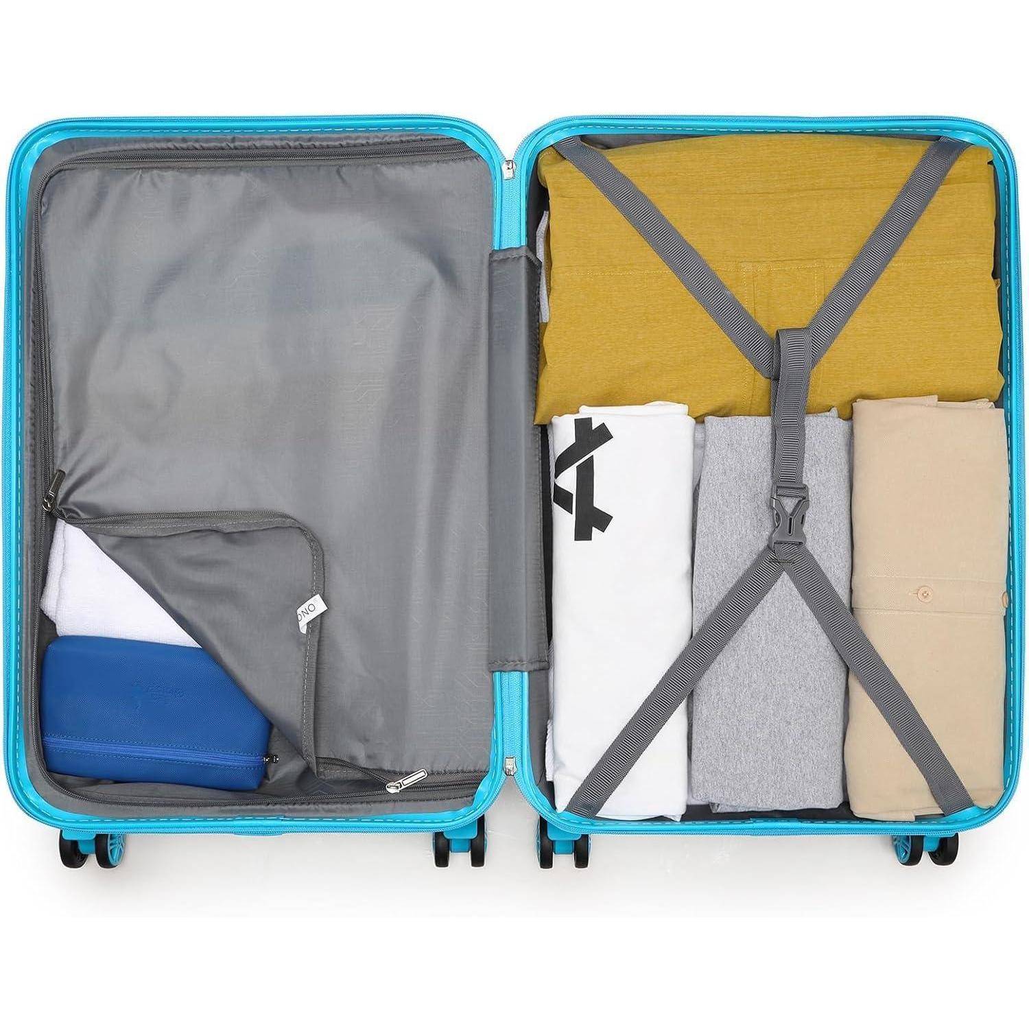 Koffer Trolley Reisekoffer XL (74cm) Blau