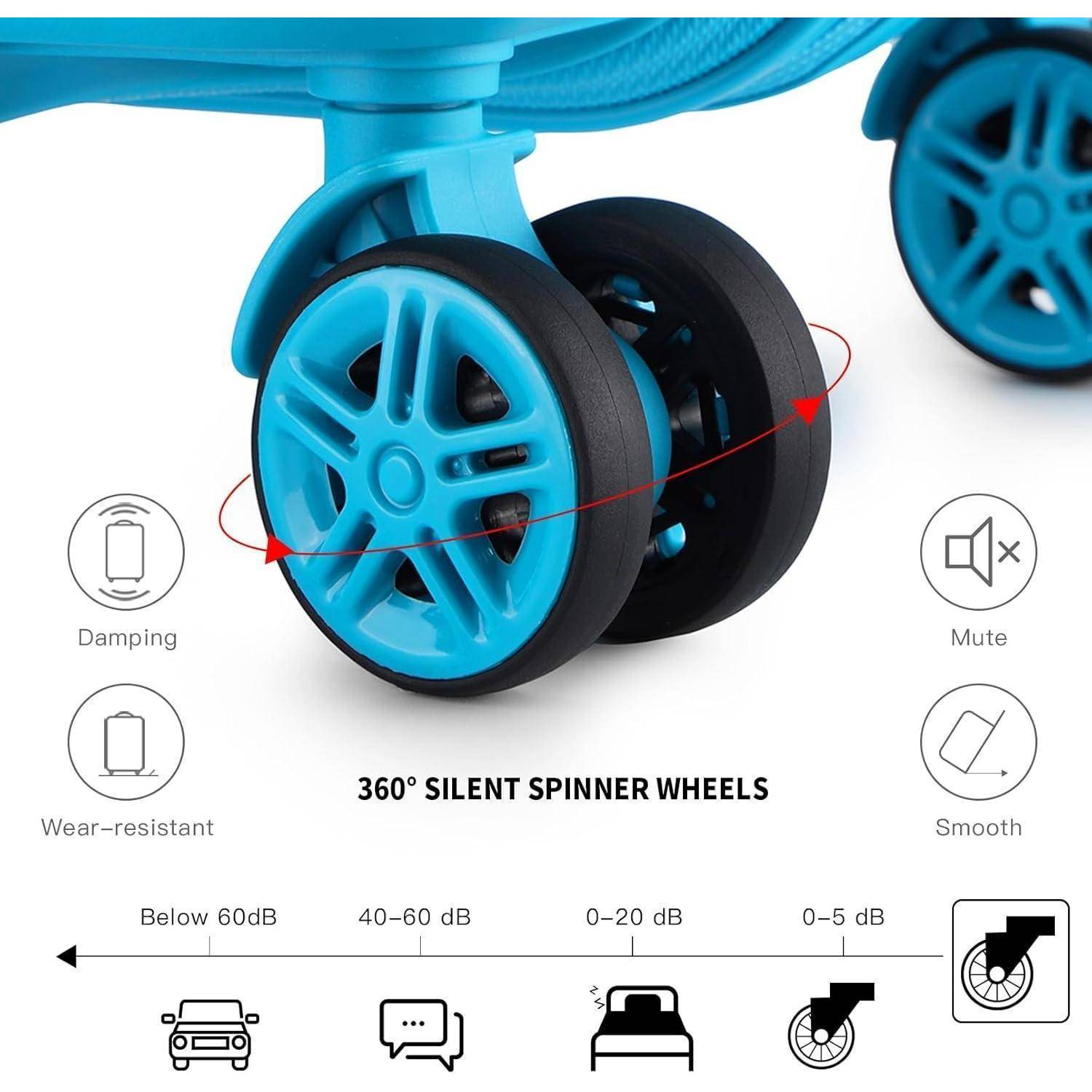 Koffer Trolley Reisekoffer XL (74cm) Blau