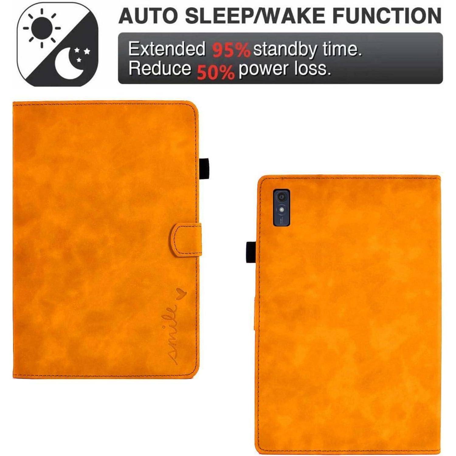 Hülle Tab M10 10.1 PU Leder Lenovo Tab M10 Orange