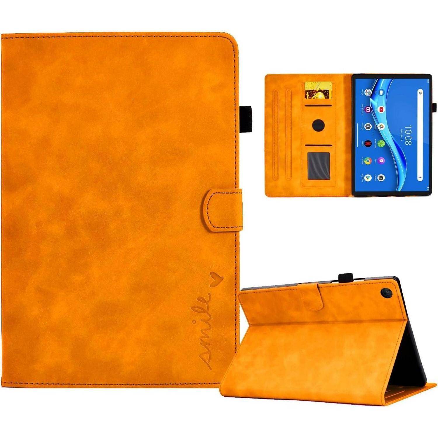 Schutzhülle TB-X606F 10,3 Zoll PU Leder Lenovo Tab M10 Plus Orange