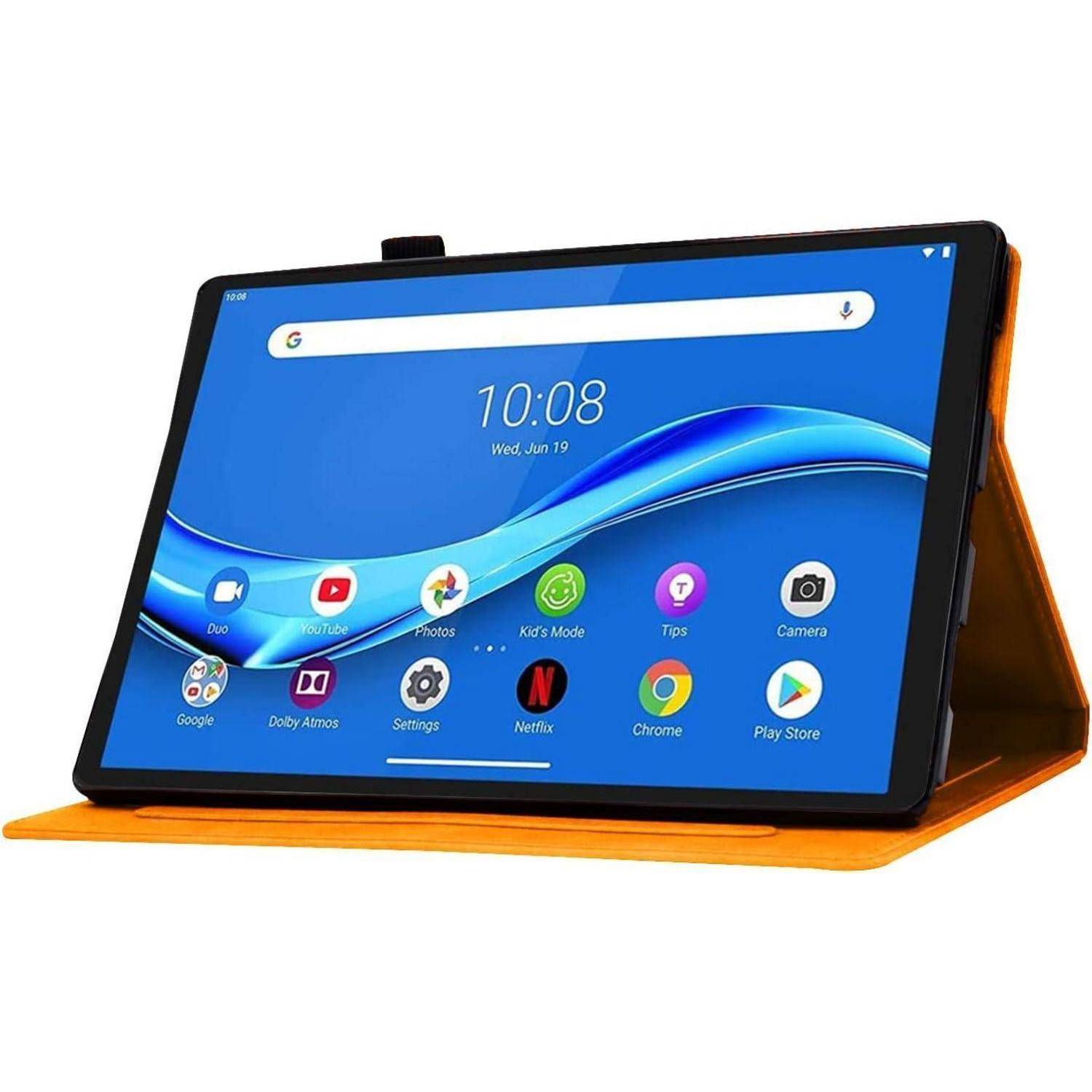 Schutzhülle TB-X606F 10,3 Zoll PU Leder Lenovo Tab M10 Plus Orange