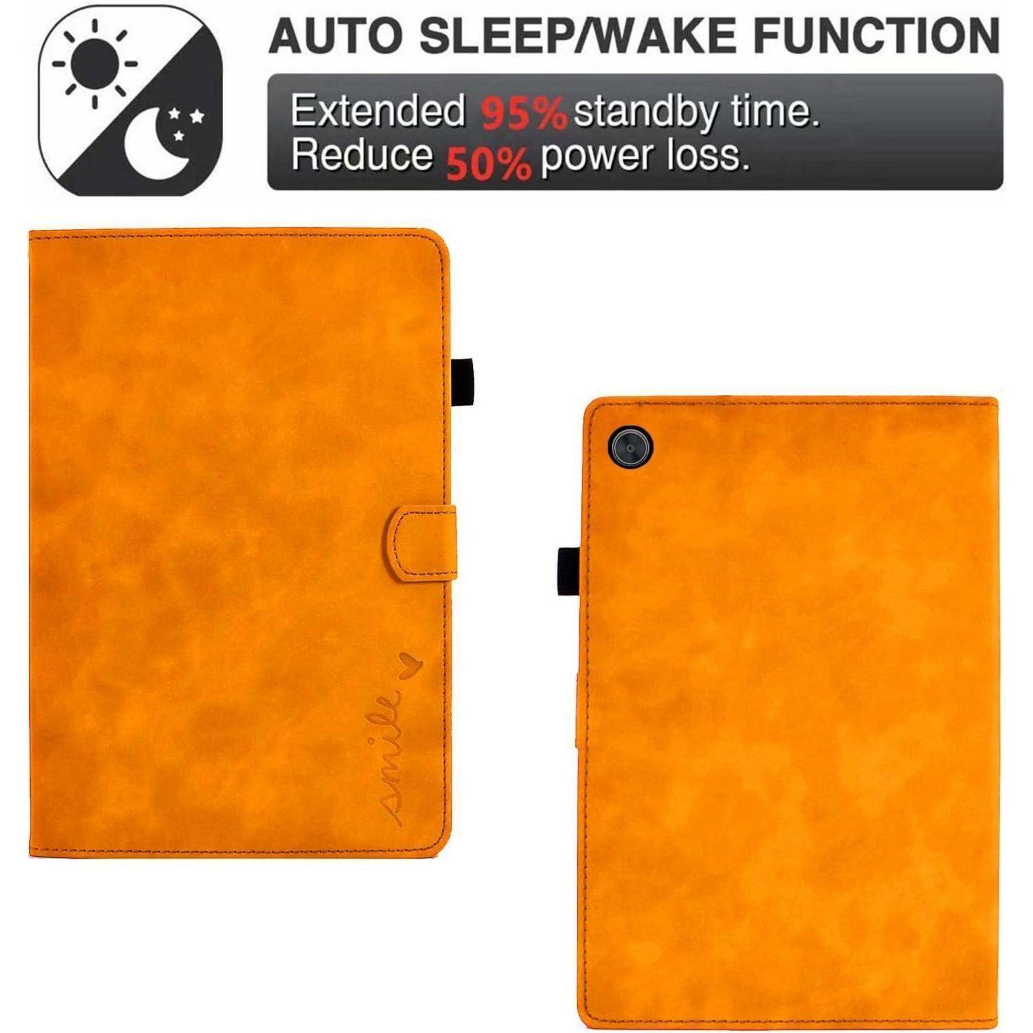 Schutzhülle TB-X606F 10,3 Zoll PU Leder Lenovo Tab M10 Plus Orange