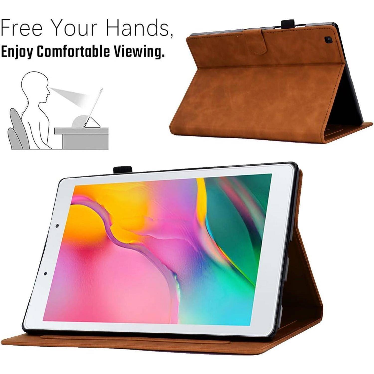 Schutzhülle Tab A 8.0 2019 PU Samsung Galaxy Tab A 8.0 (2019) Braun