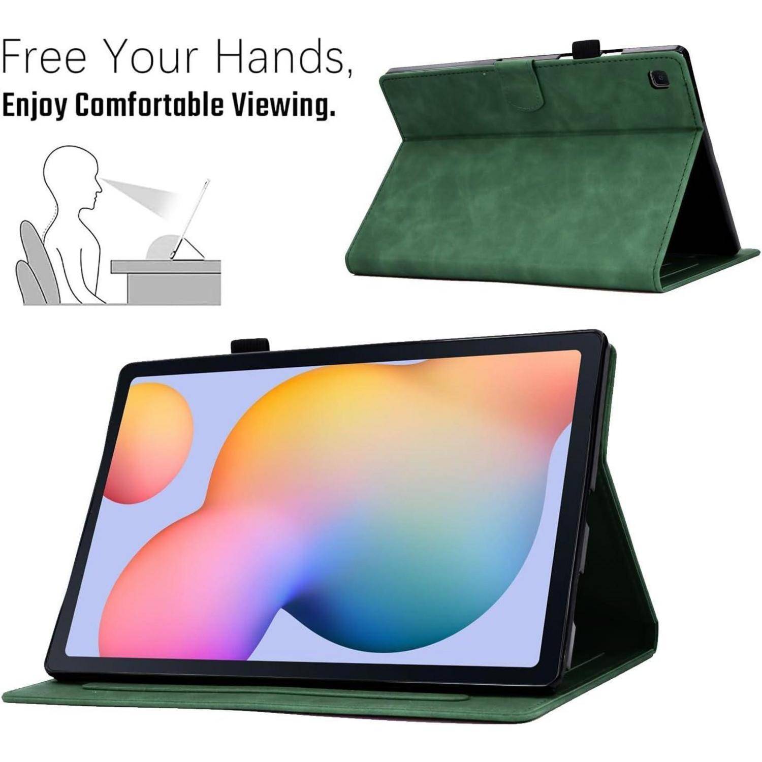 Schutzhülle Tab S6 Lite SMP610 PU Samsung Galaxy Tab S6 Lite Grün