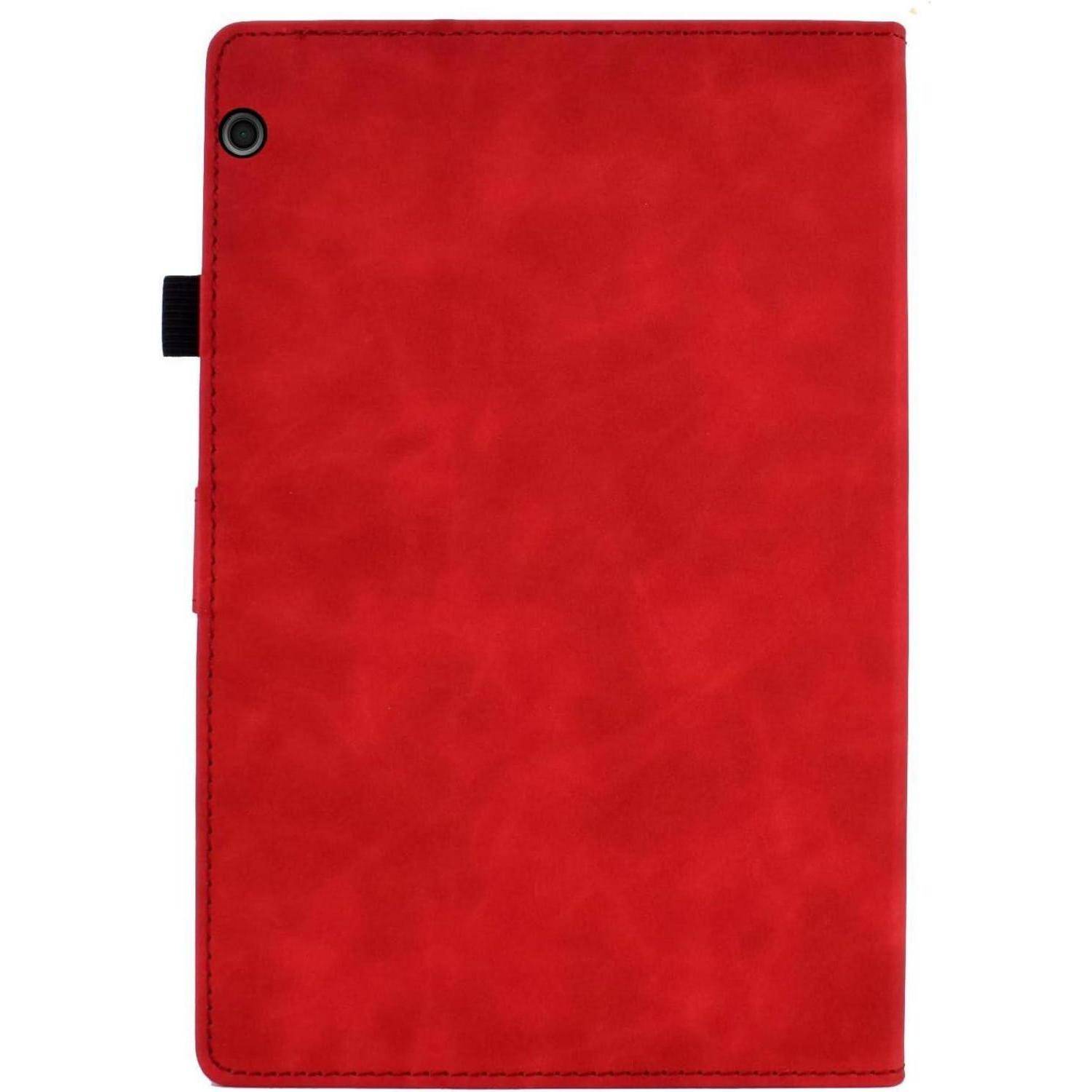 Hülle Mediapad T3 9.6 Zoll PU Leder Rot Huawei Mediapad T3 10 Rot