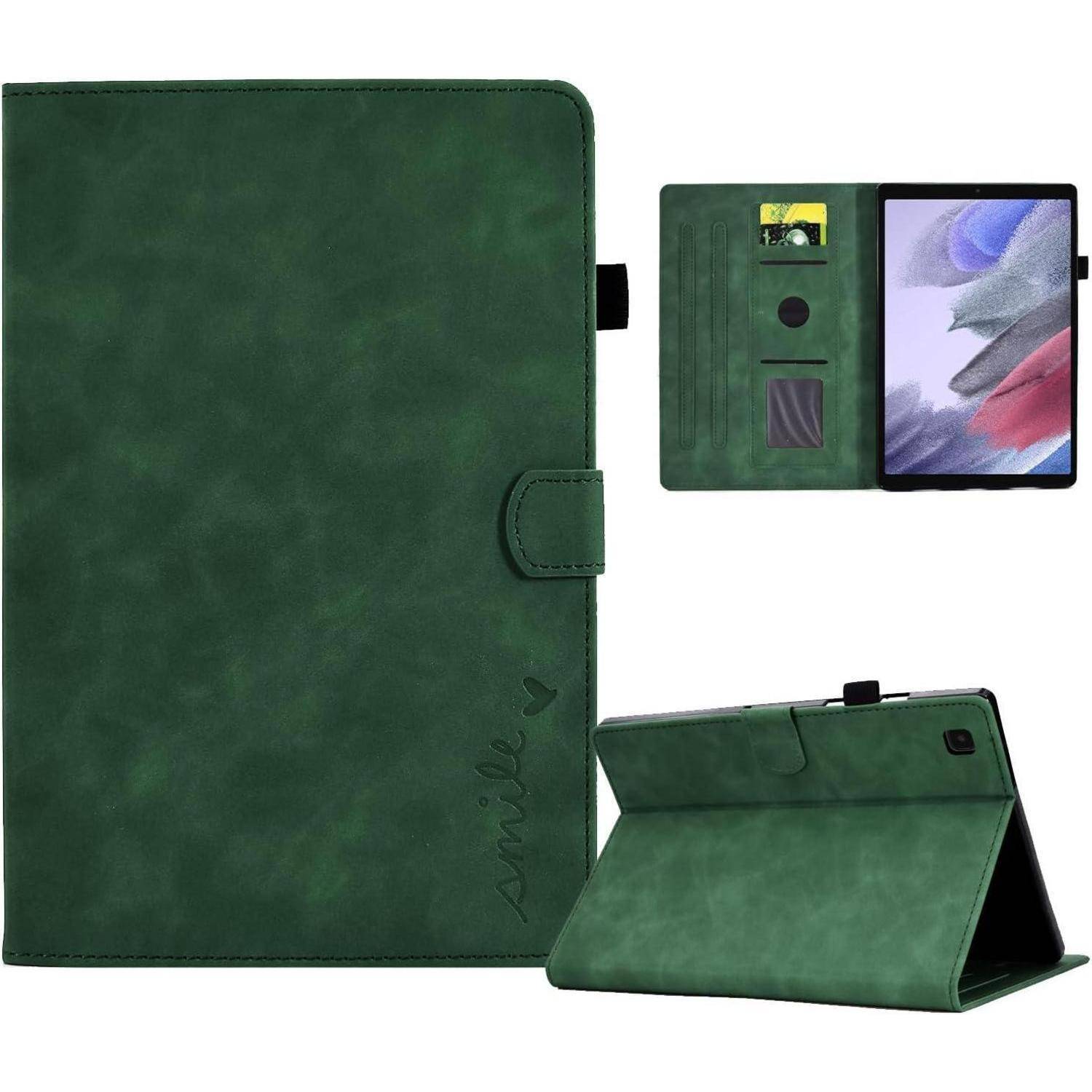Hülle Tab A7 Lite 2021 SM T220 T225 T227 PU Galaxy Tab A7 Lite Grün
