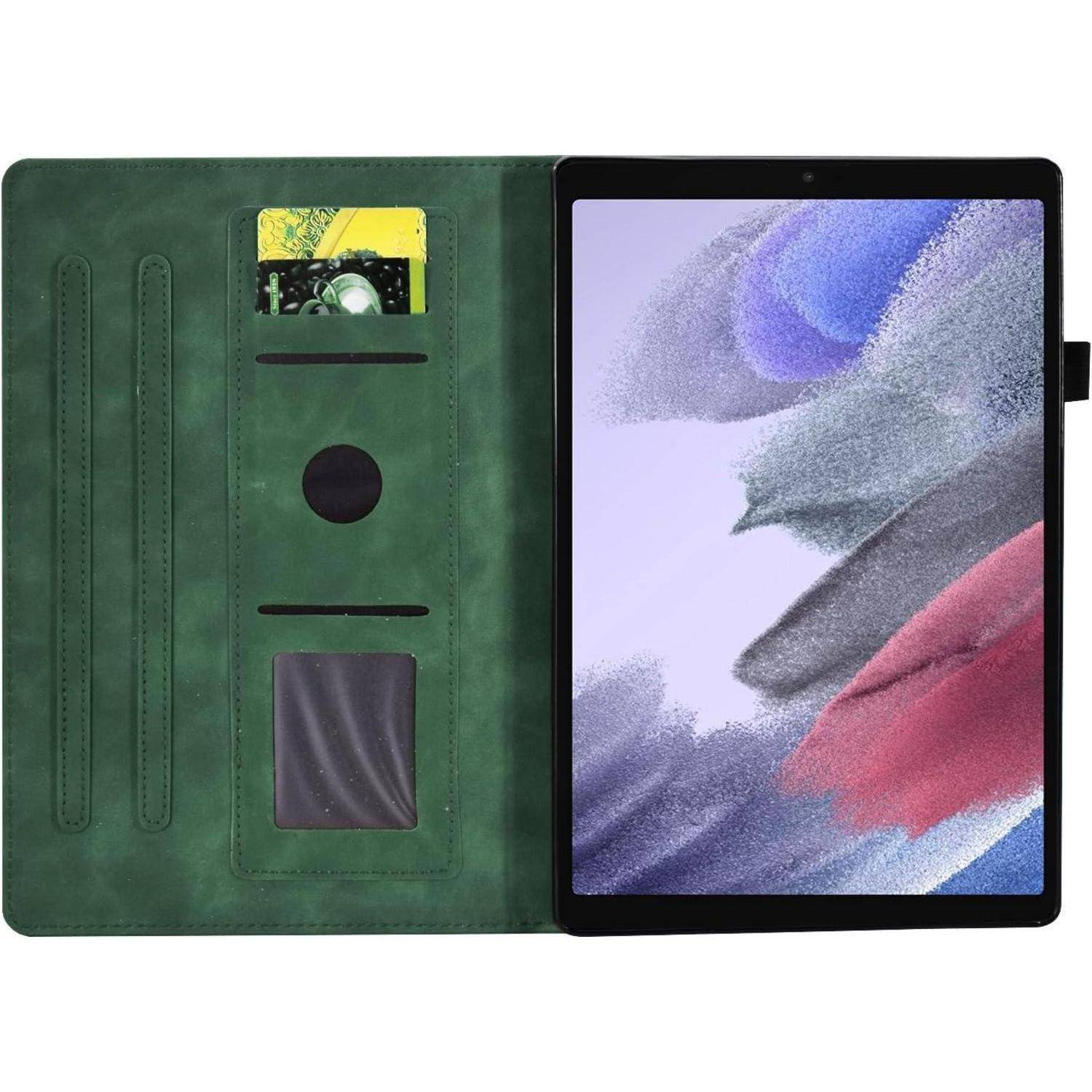 Hülle Tab A7 Lite 2021 SM T220 T225 T227 PU Galaxy Tab A7 Lite Grün