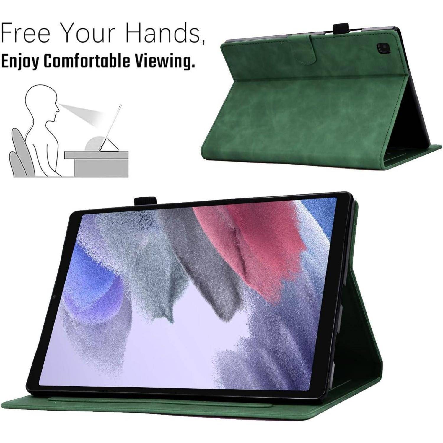 Hülle Tab A7 Lite 2021 SM T220 T225 T227 PU Galaxy Tab A7 Lite Grün