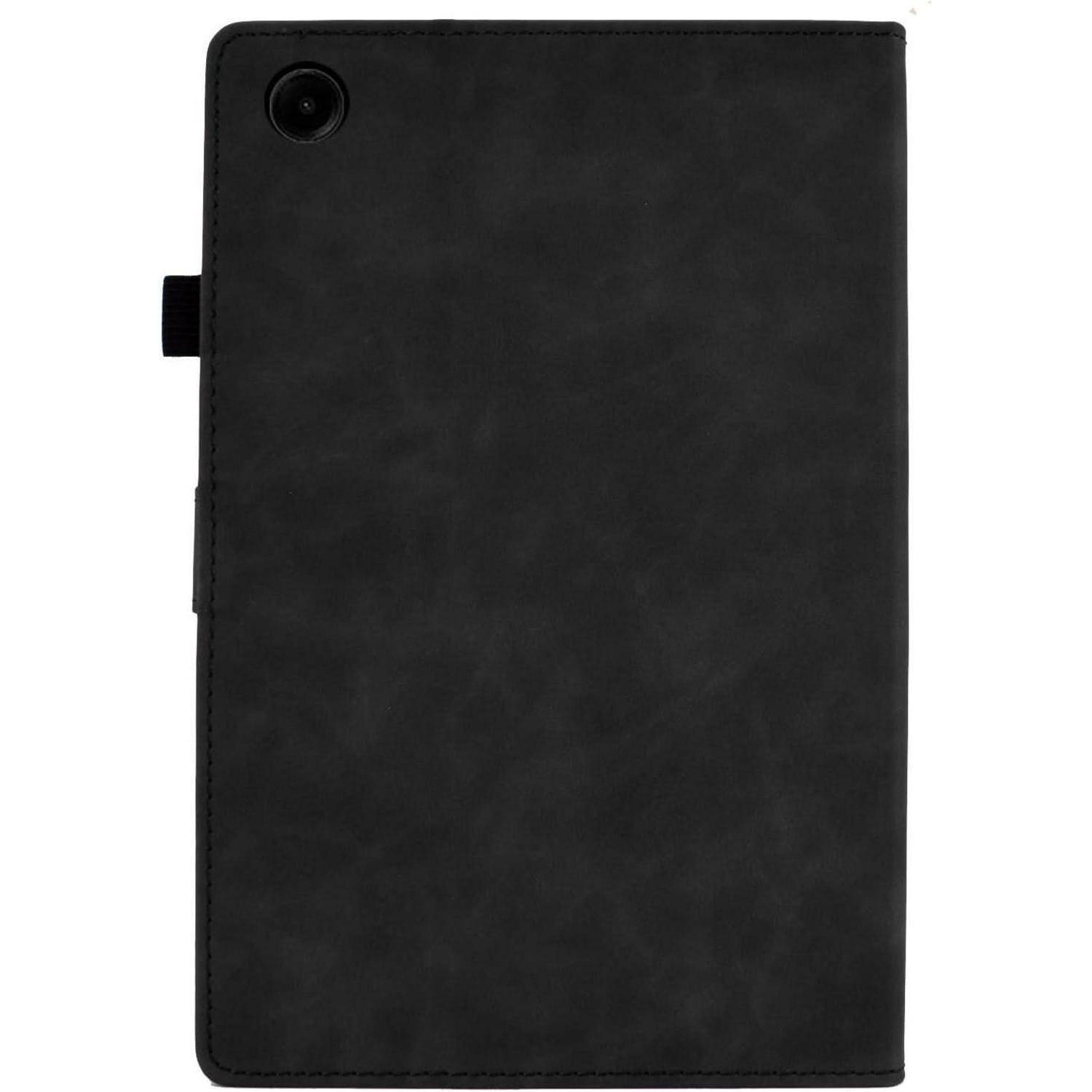 Schutzhülle Tab A9 8.7 SMX110 AMX115 PU Samsung Galaxy Tab A9 Schwarz