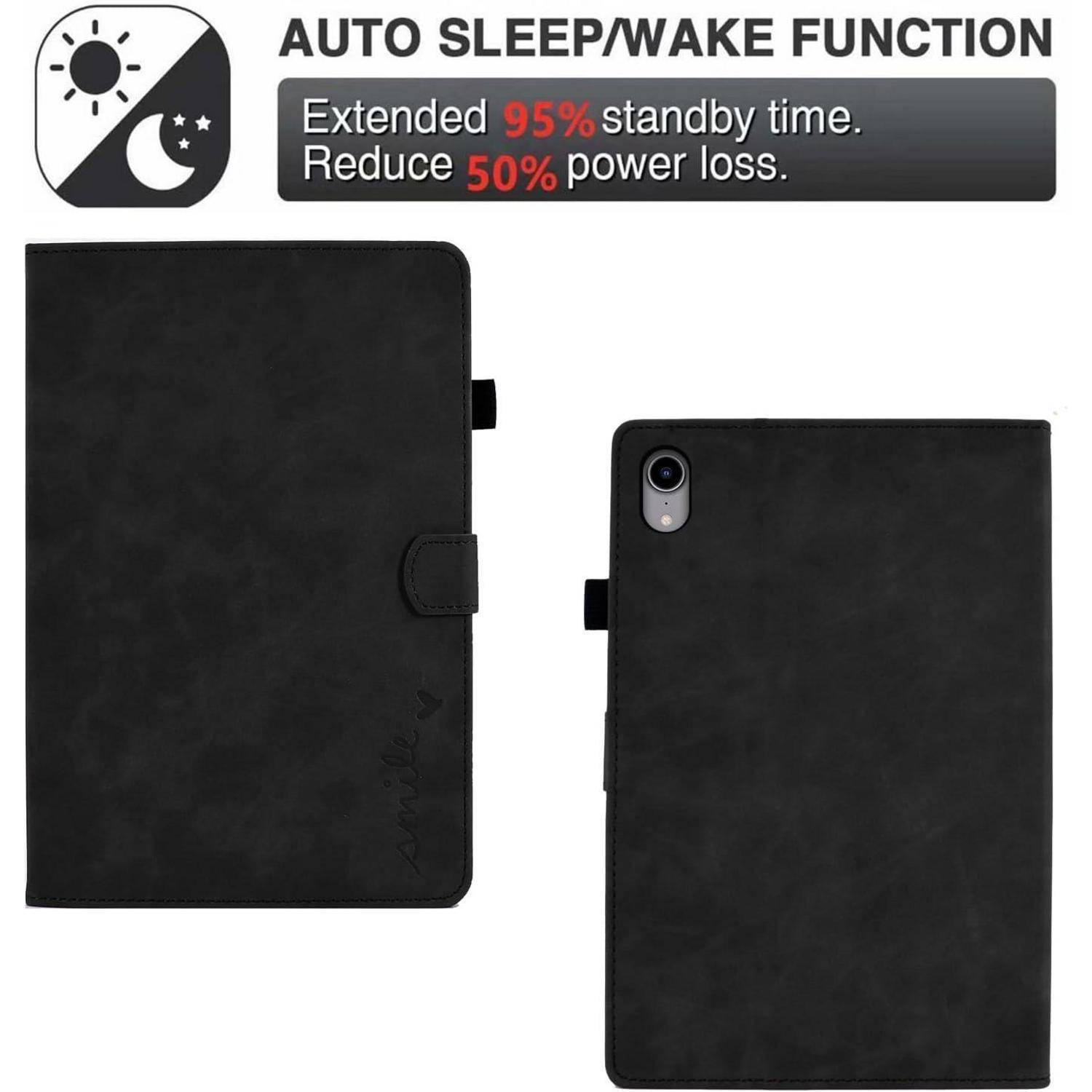 Schutzhülle iPad mini 6 PU Leder Apple iPad mini (2021) Schwarz