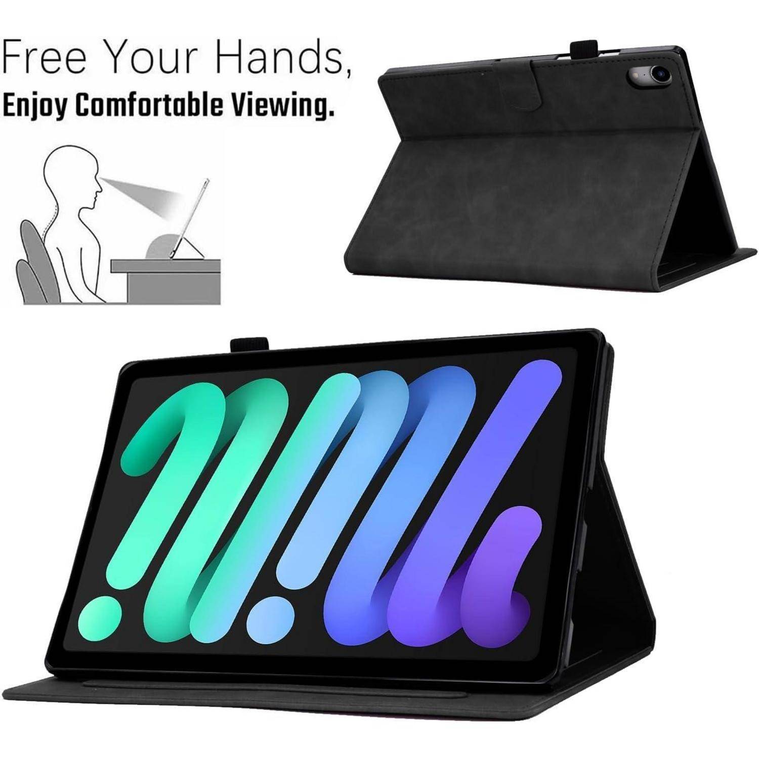Schutzhülle iPad mini 6 PU Leder Apple iPad mini (2021) Schwarz