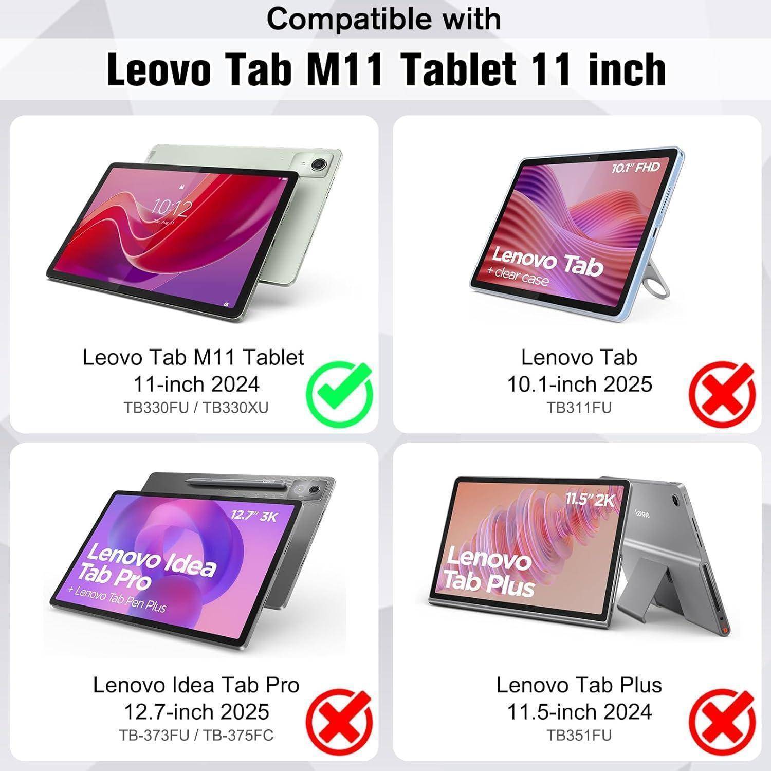 Kompatibilitätshinweise für Lenovo Tab M11 Tablet 11 Zoll