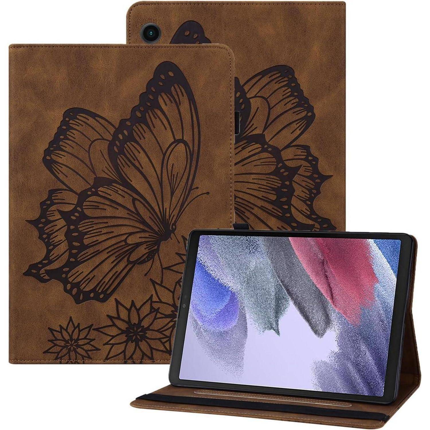 Schutzhülle Galaxy Tab A9 Plus 11 Zoll PU Leder Magnetisch Braun