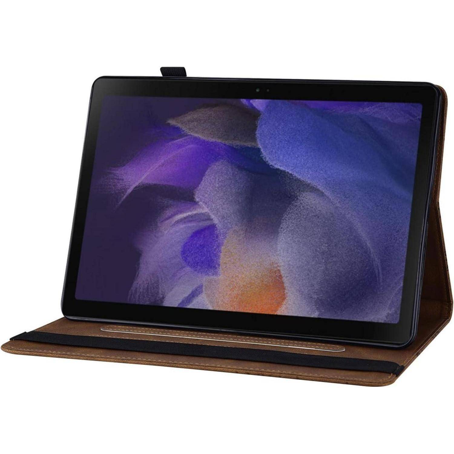 Schutzhülle Galaxy Tab A9 Plus 11 Zoll PU Leder Magnetisch Braun